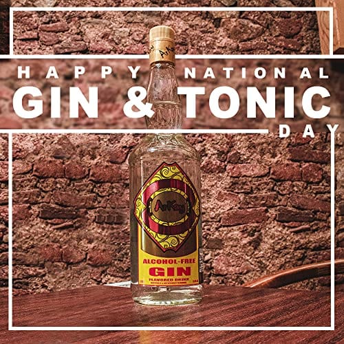ArKay Non Alcoholic Gin - Zero Proof Alcohol Free Gin Alternative for Cocktails | 0 Calories 0 Sugar | Perfect for Mocktails, Sober Parties & Healthy Lifestyle