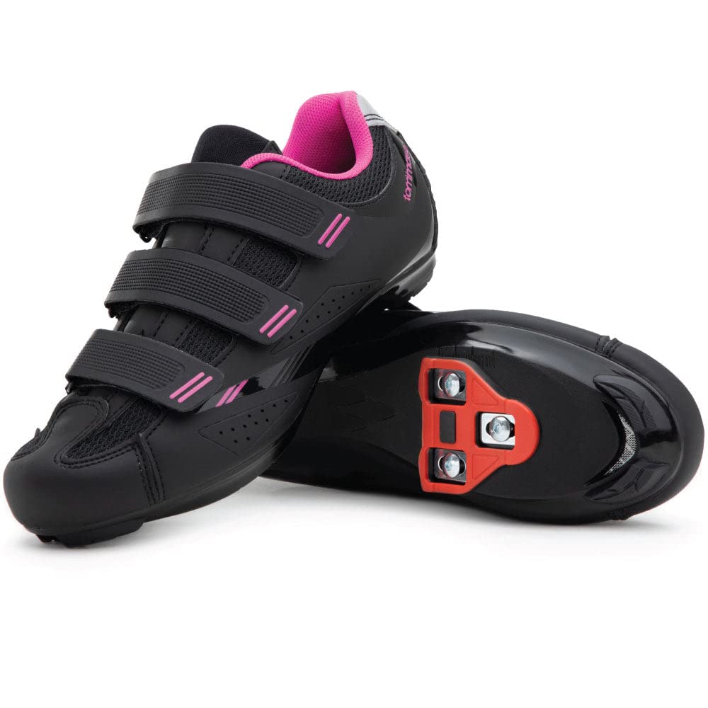 Tommaso Pista Women's Cycling Shoes - SPD & Delta Cleat Compatible for Peloton & Indoor Spin Bikes - Lightweight Road Bike Shoes for Women - Perfect for Indoor Cycling Classes, Gym Workouts & Road Biking