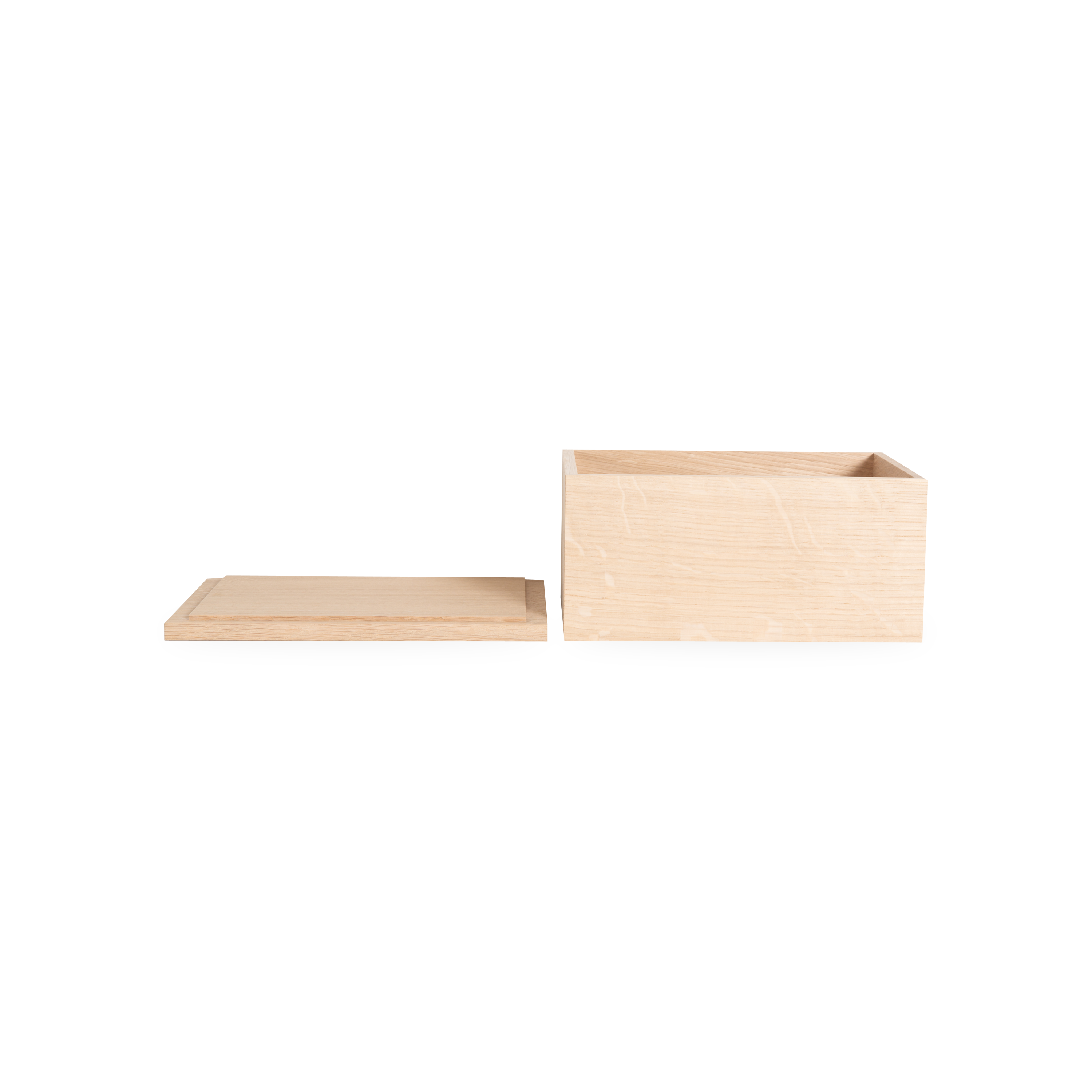 Premium Oak Wood Storage Box - Handcrafted Natural Wooden Box for Jewelry, Keepsakes & Home Decor | Perfect for Gift Giving, Organizing & Displaying Treasures