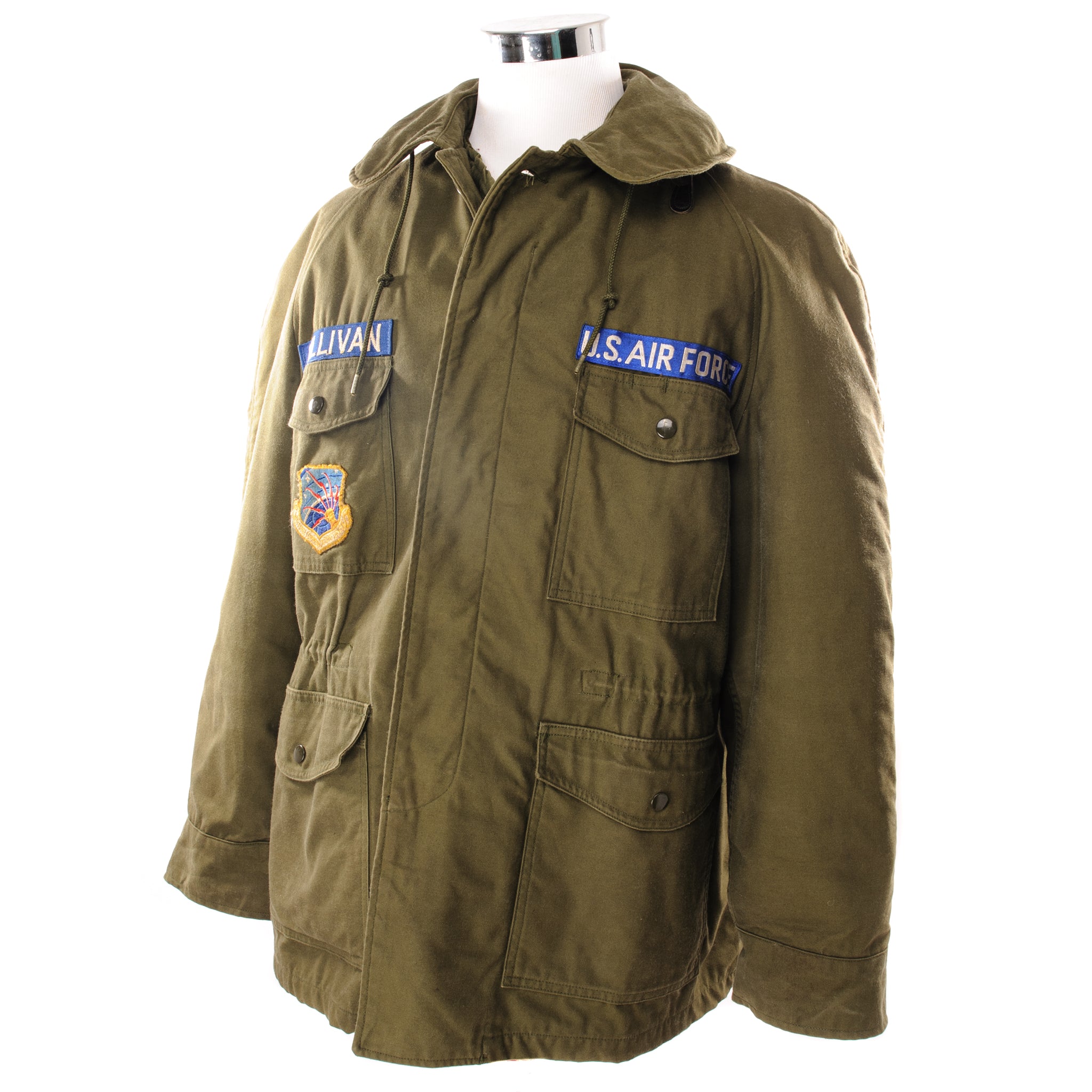 Vintage 1967 USAF Wind Resistant Jacket with Liner - Vietnam War Era - Size Large Regular - Perfect for Military Reenactments & Outdoor Adventures