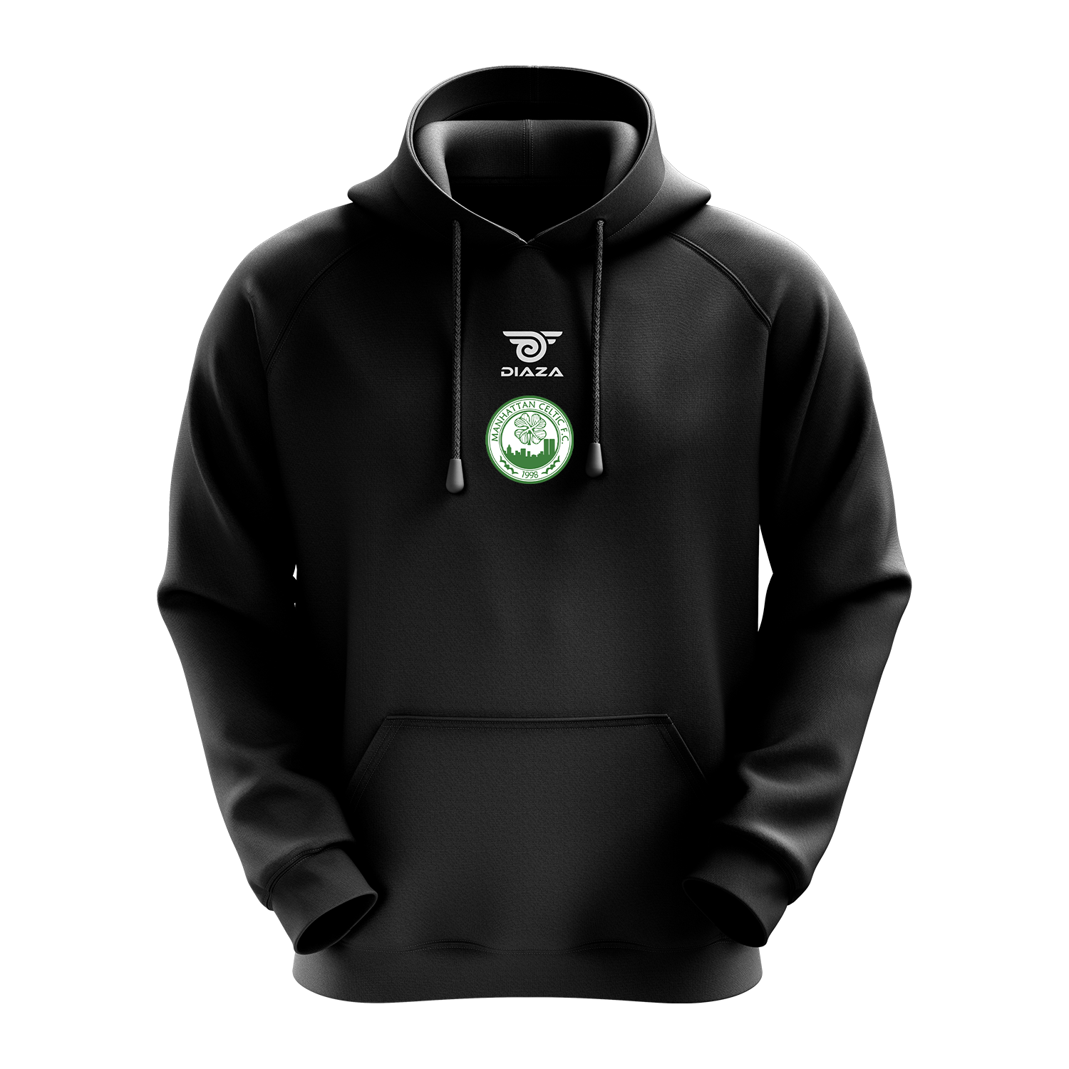 Men's Manhattan Celtic FC Dark Sky Casual Hoodie - Comfortable Pullover Sweatshirt for Soccer Fans & Streetwear | Perfect for Game Day & Everyday Wear