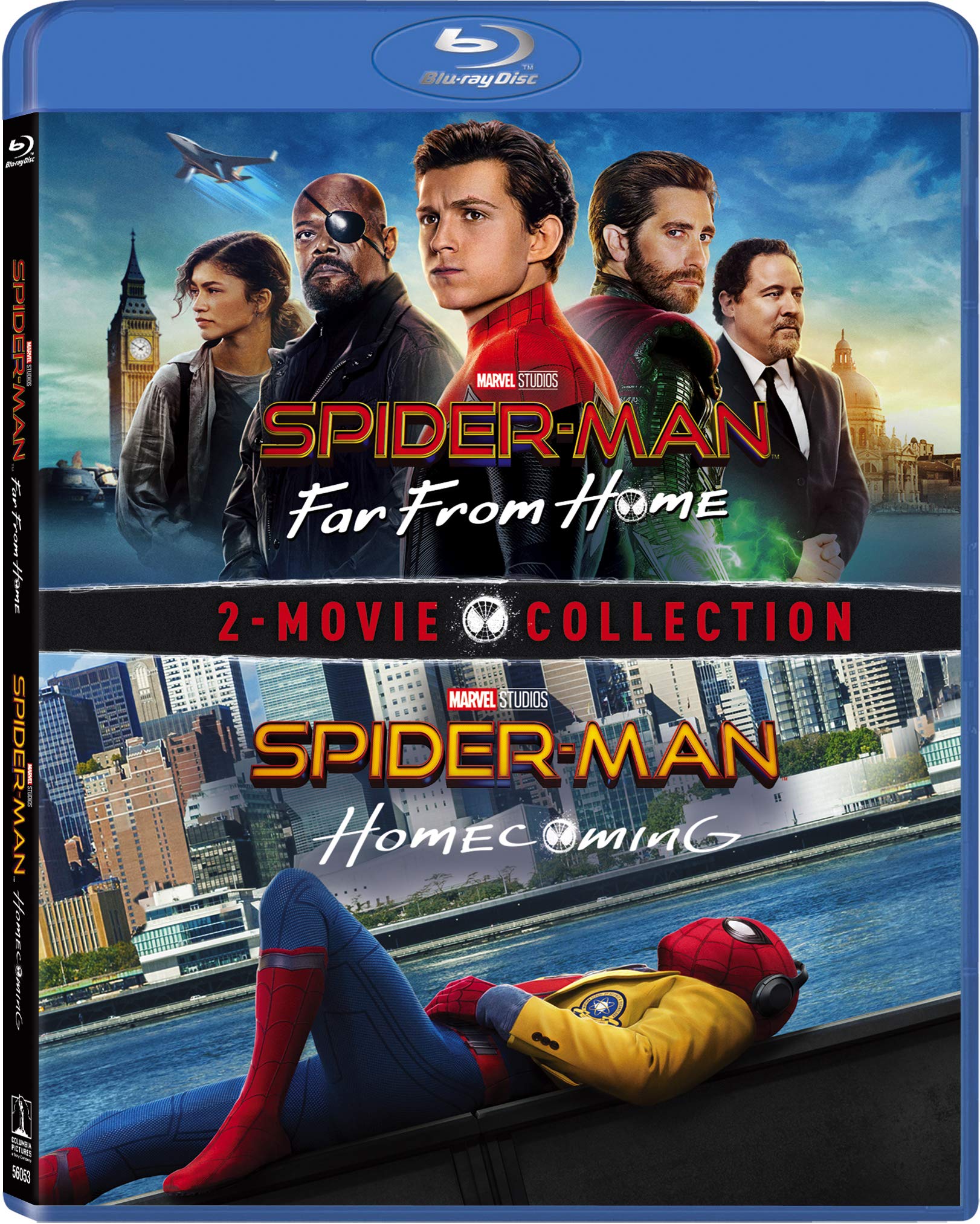 Spider-Man: Far from Home & Homecoming Blu-ray 2-Movie Collection | Action Superhero Films for Marvel Fans | Perfect for Movie Nights & Gifts