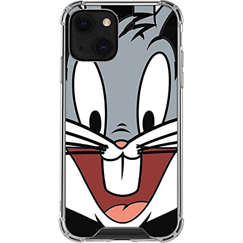 Skinit Clear iPhone 13 Case with Official Looney Tunes Bugs Bunny Design - Slim Protective Cover for Everyday Use & Showcasing Style