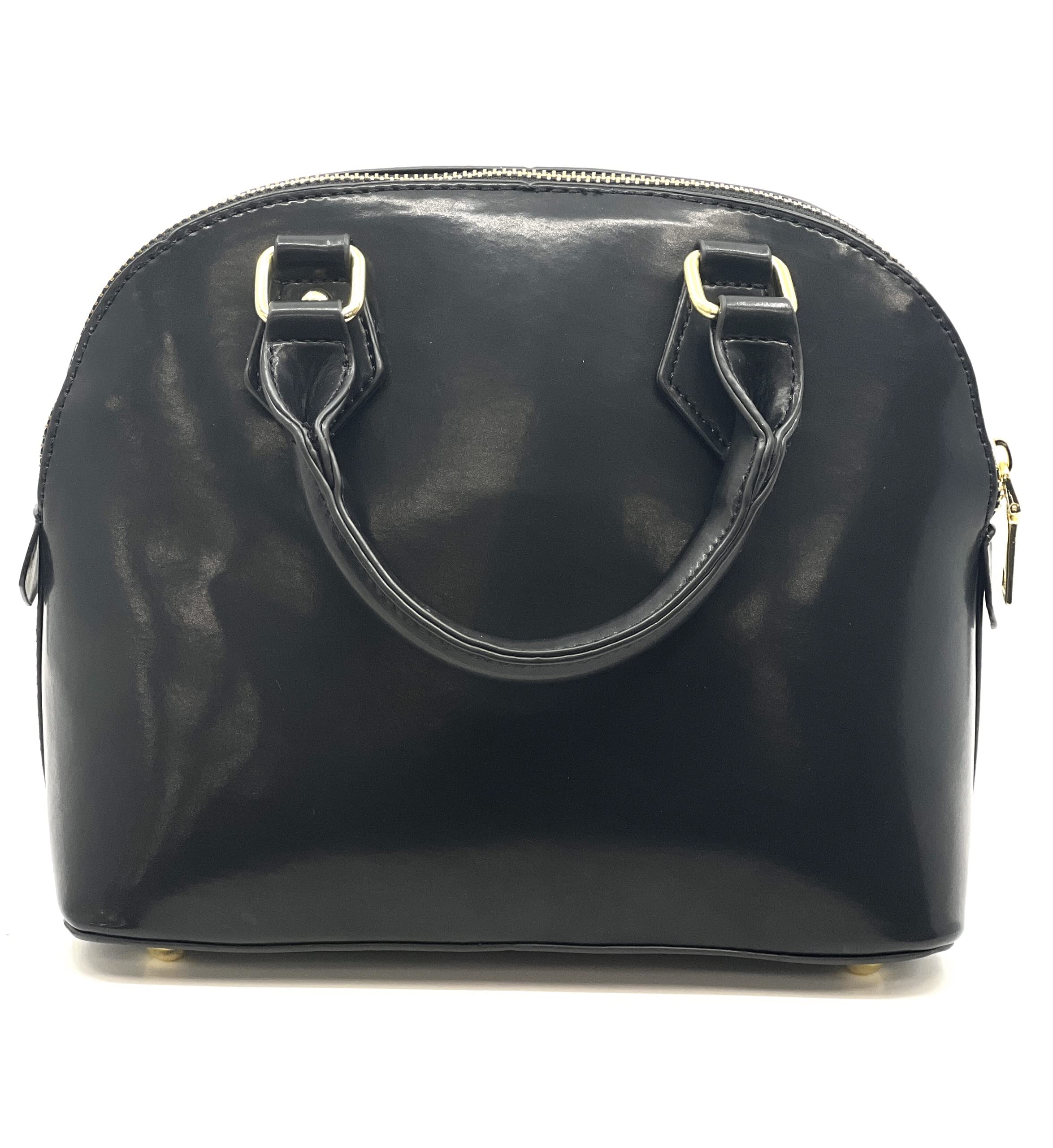 Women's Shoulder Bags with Bandana Print Strap - Fashionable Top Handle Clutch Handbag for Daily Use, Work, and Evening Events