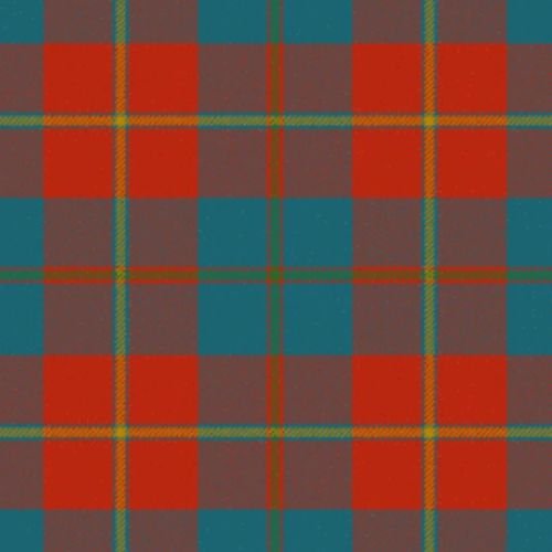 Galloway Women's Yellow Line Ancient Tartan Plaid Dress - Vintage Style Floral Print Casual Midi Dress for Fall & Winter, Perfect for Office, Party, and Holiday Outfits