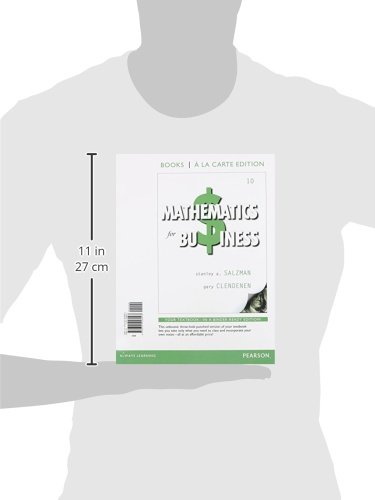 Mathematics for Business Textbook (Loose-Leaf Edition) - Essential Finance & Accounting Guide for Entrepreneurs, Students & Professionals | Perfect for MBA Courses, Self-Study & Office Reference