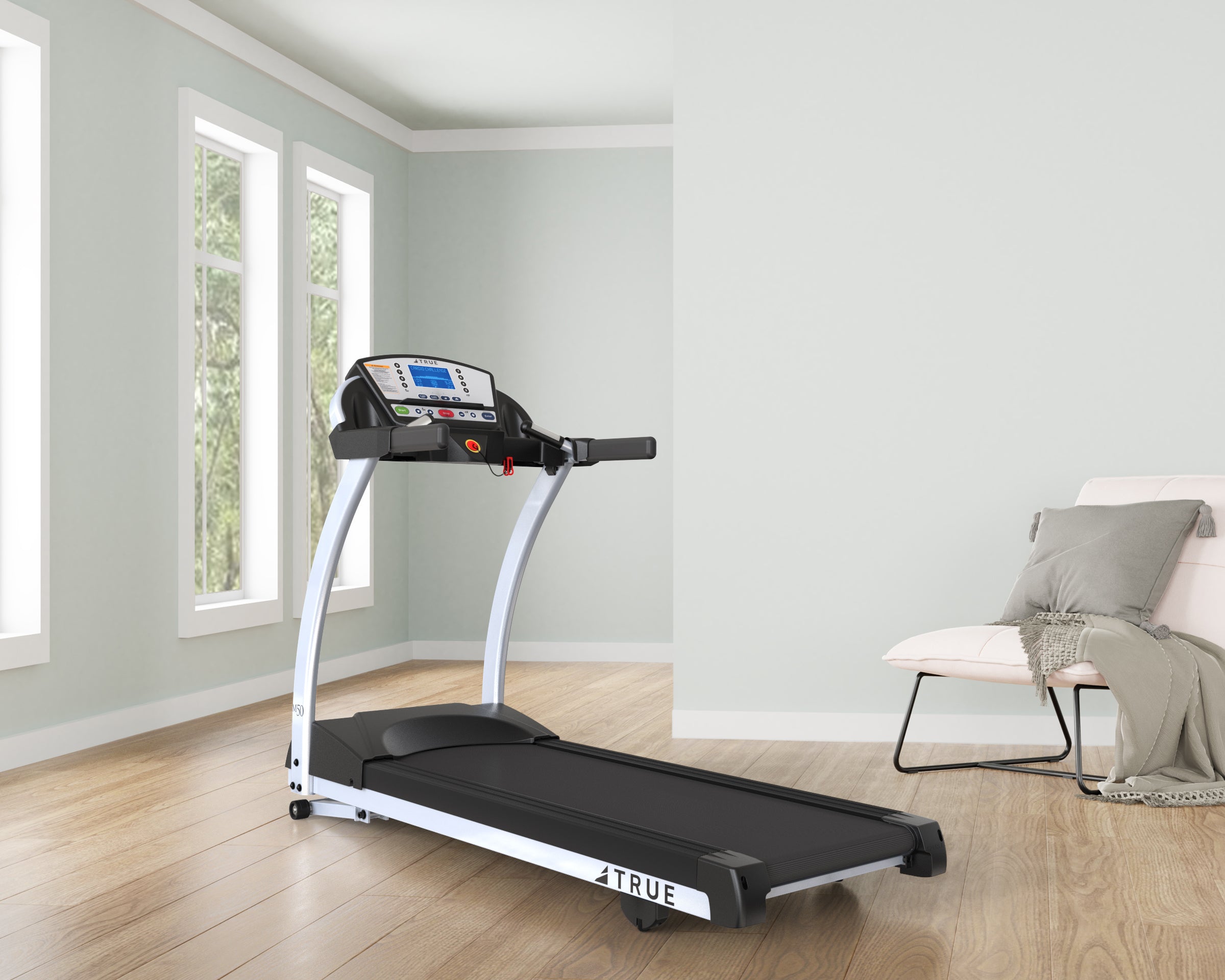 True Fitness M50 Treadmill - Premium Home Gym Equipment for Running & Walking | Perfect for Home Workouts, Cardio Training & Fitness Enthusiasts