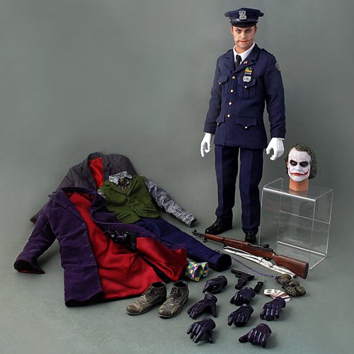 Dark Knight Joker 1/6 Scale Collectible Figure - Movie Masterpiece DX Edition (Japan Import) for DC Comics Fans & Home Display