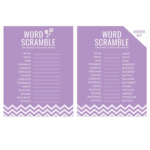 Cards Word Scramble