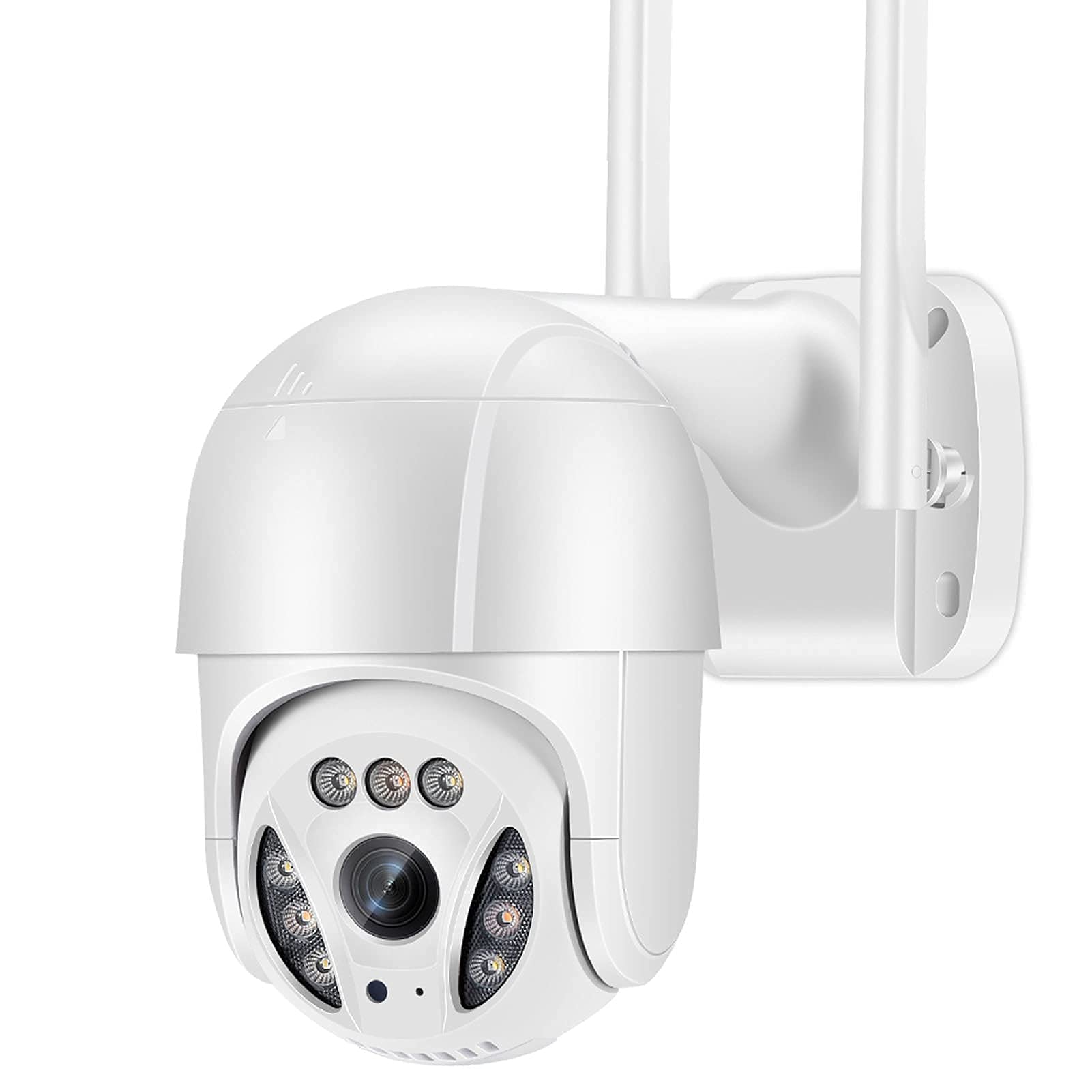 EXUAN 2MP Outdoor WiFi Security Camera with 5X Zoom, PTZ, AI Human Detection & Auto Tracking - Night Vision, Weatherproof CCTV for Home Surveillance (Ideal for Garage, Yard & Indoor Monitoring)