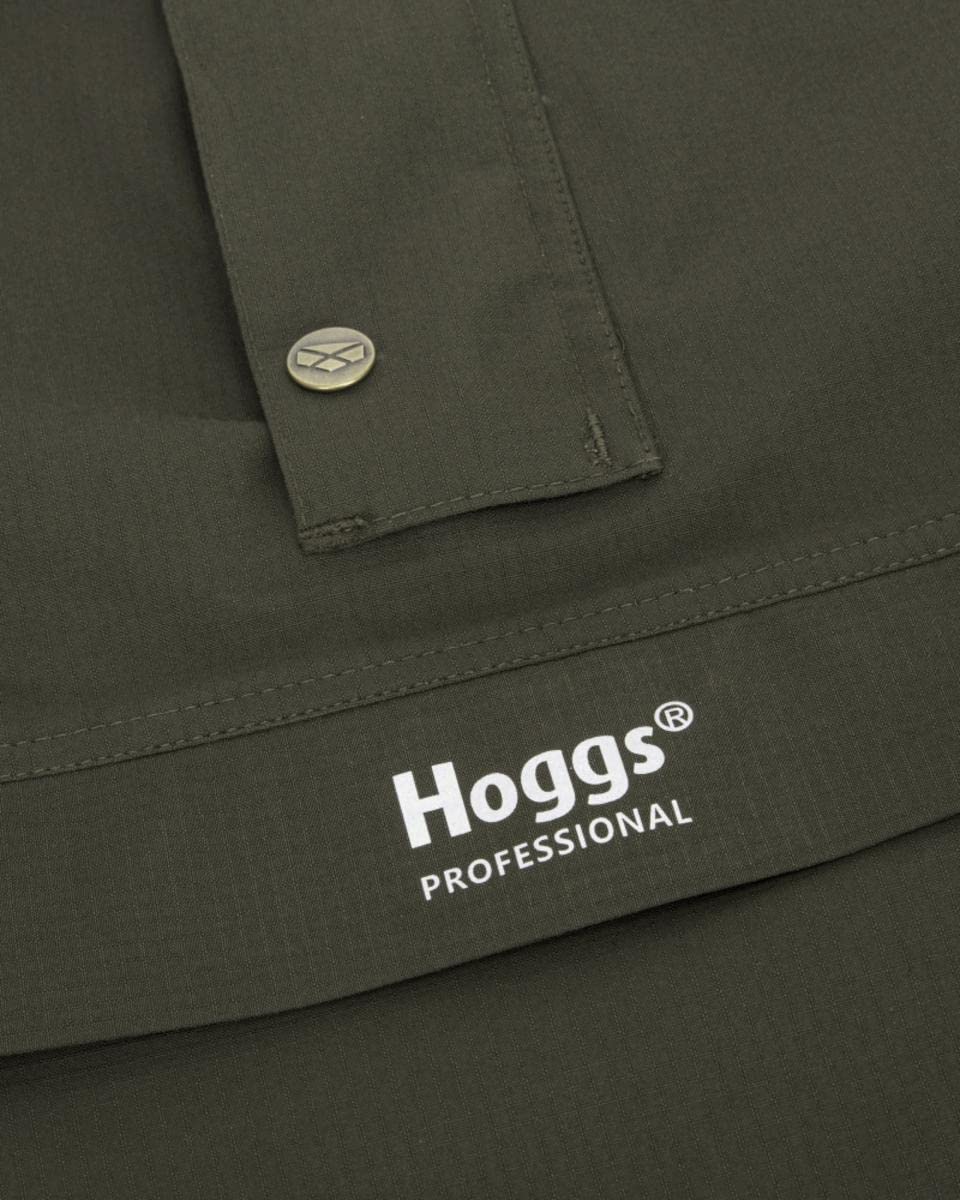 Hoggs of Fife Green King II Waterproof Smock Jacket for Men - Water-Resistant Outdoor Hunting & Fishing Coat (Green) - Ideal for Rainy Weather, Hiking & Farm Work