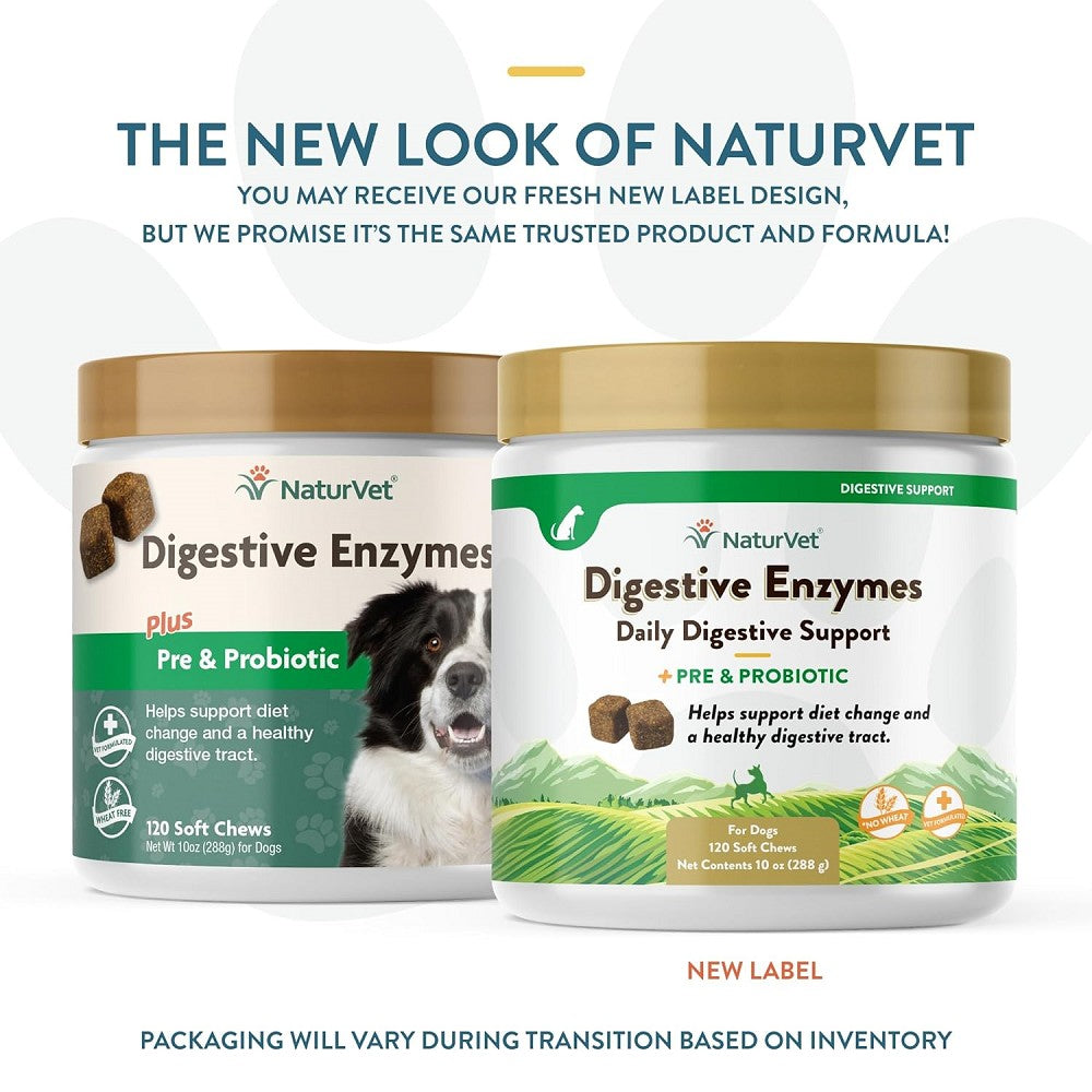 Digestive Enzymes Powder with Probiotics for Dogs & Cats - Supports Gut Health, Digestion & Immune System - Ideal for Sensitive Stomachs & Food Allergies