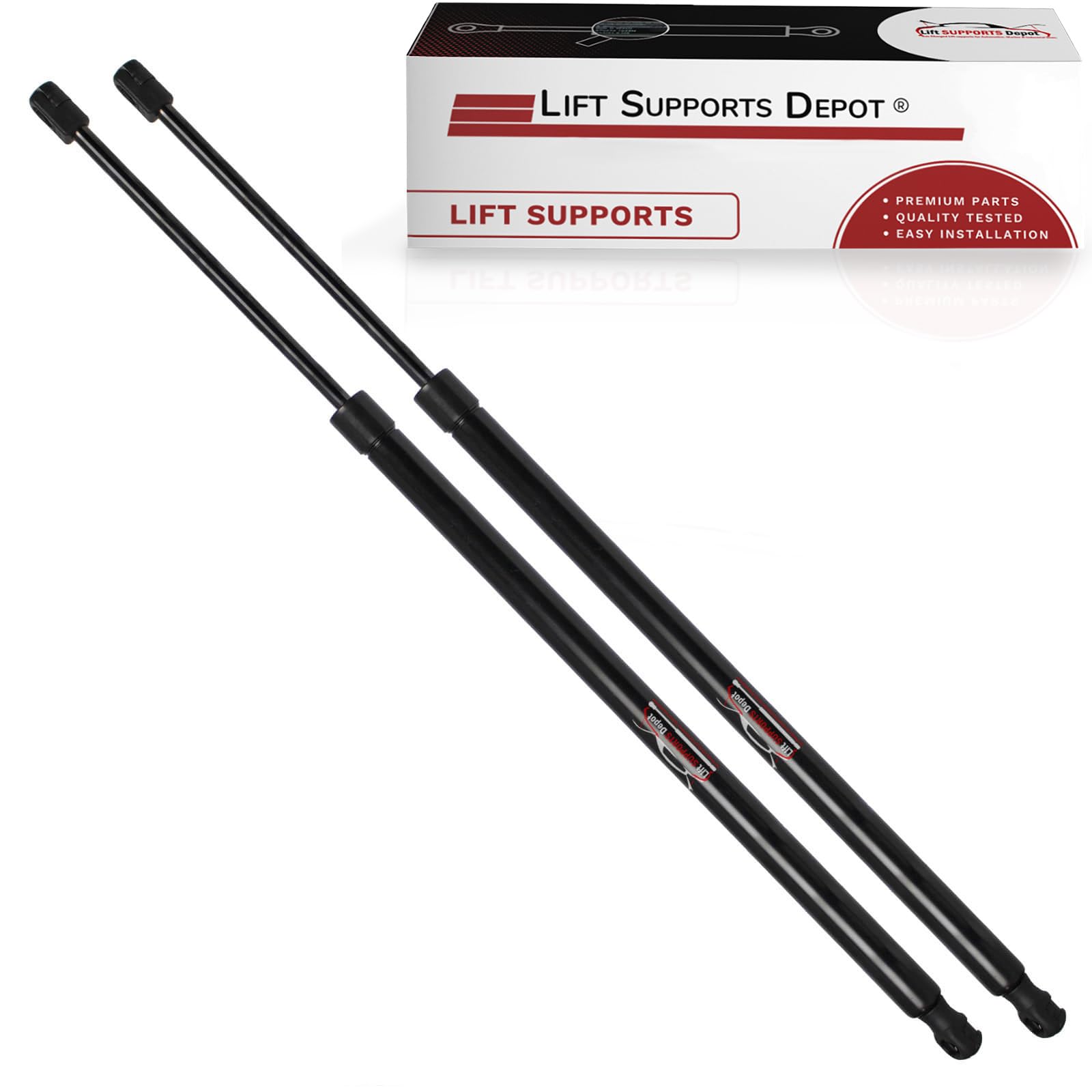 Ford Explorer 2011-2015 Liftgate Tailgate Hatch Lift Supports (Pair) - Compatible with Non-Power Liftgate Models | Durable Gas Struts for Smooth Hatch Operation | Perfect for SUV Cargo Access & Maintenance