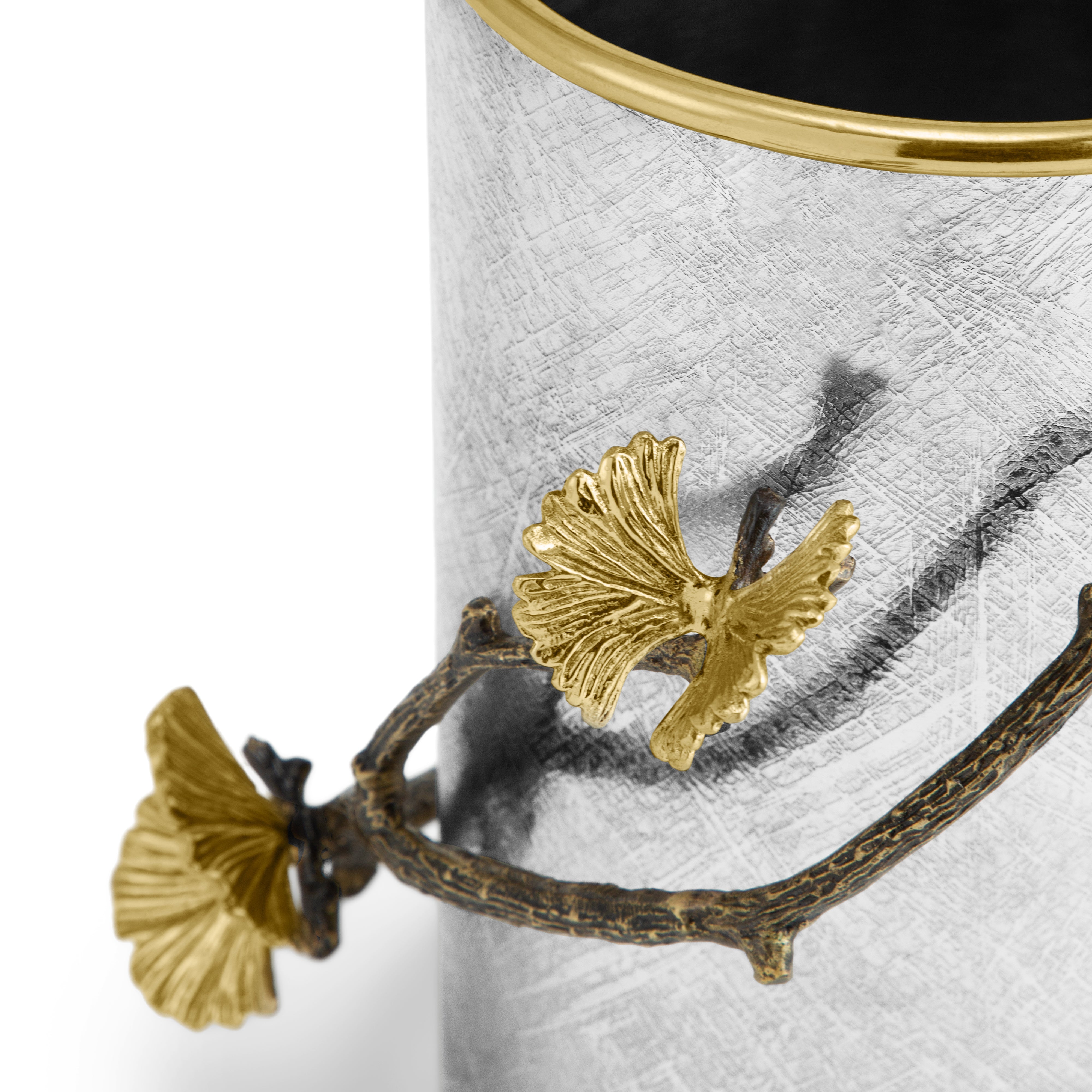 Butterfly Ginkgo Utensil Holder - Stylish Kitchen Organizer for Spoons, Forks & Knives - Perfect for Countertop or Drawer Storage