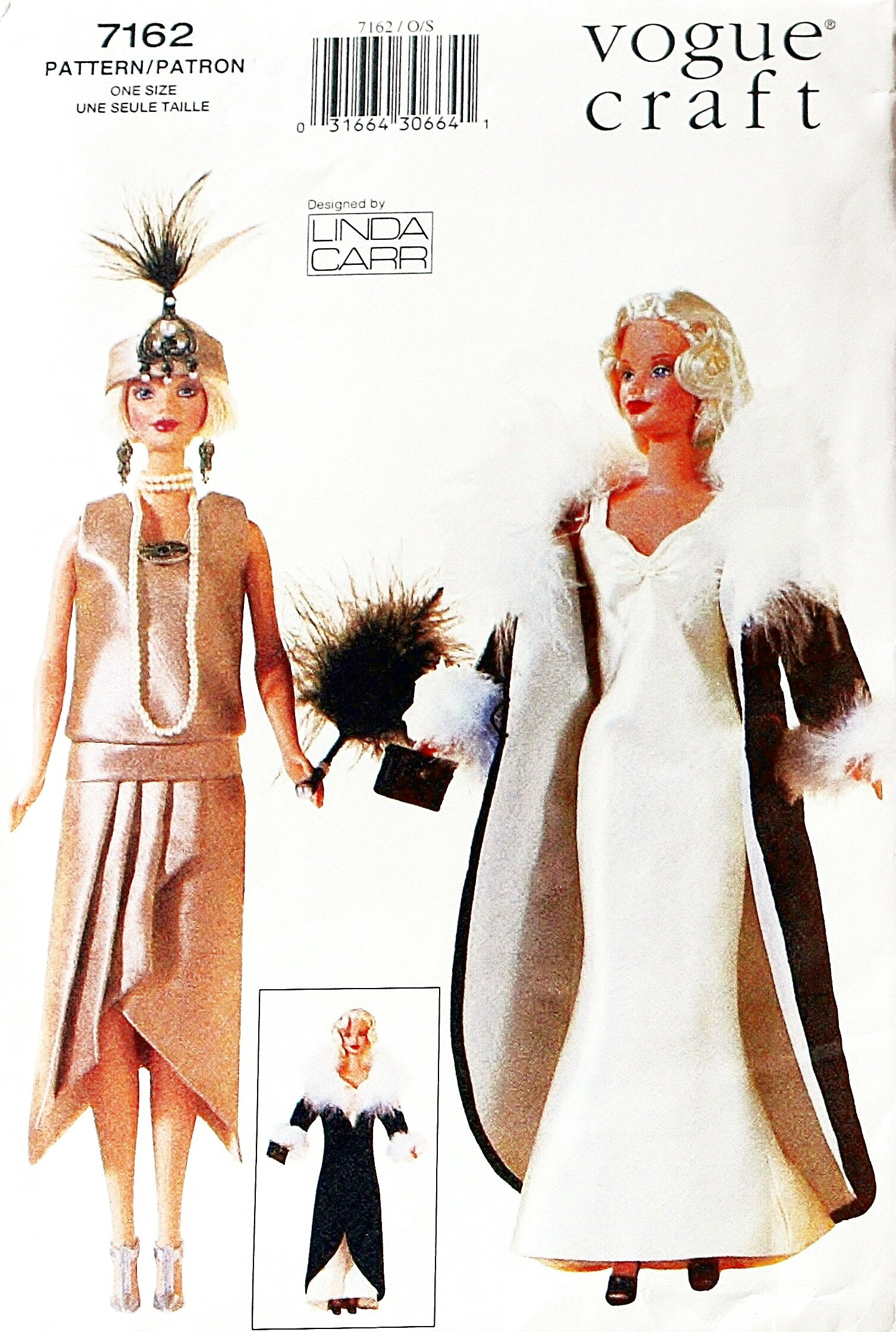 Vogue Craft 7162 Linda Carr Doll Sewing Pattern - DIY Cloth Doll Making Kit for Beginners & Advanced Crafters | Perfect for Home Decor, Gift Making & Collectible Doll Creation