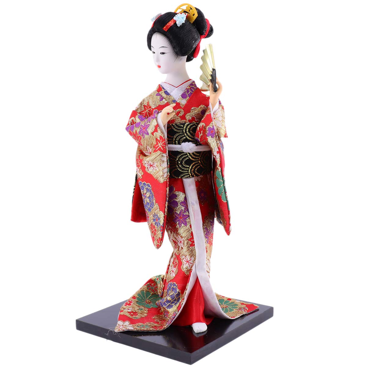 WINOMO Japanese Geisha Figurine - Exquisite Asian Collectible Doll for Home Decor, Office, Bar, Party & Car | Traditional Japanese Style Decoration for Tabletop, Shelf & Gift Giving