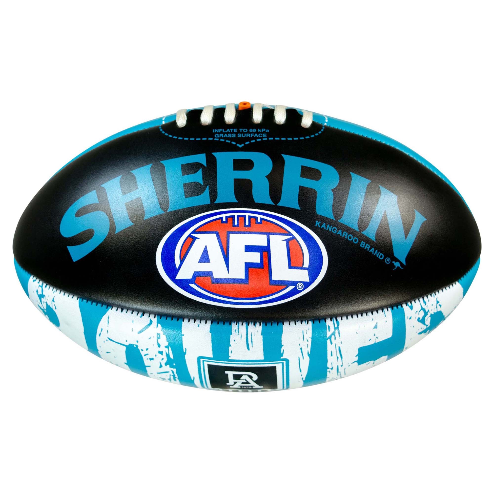 Official AFL Port Adelaide Power Team Icon Football - Premium Game Day Ball for Fans, Training & Collectibles | Perfect for Matches, Gifts & Memorabilia