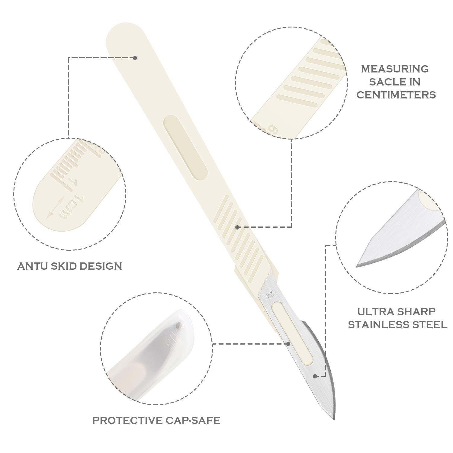 Premium Bread Lame Scoring Tool Kit - Wooden Handle Dough Slasher with 10 Replaceable Blades & 2 Protective Covers - Perfect for Sourdough, Baguettes, Artisan Bread Baking at Home or Bakery