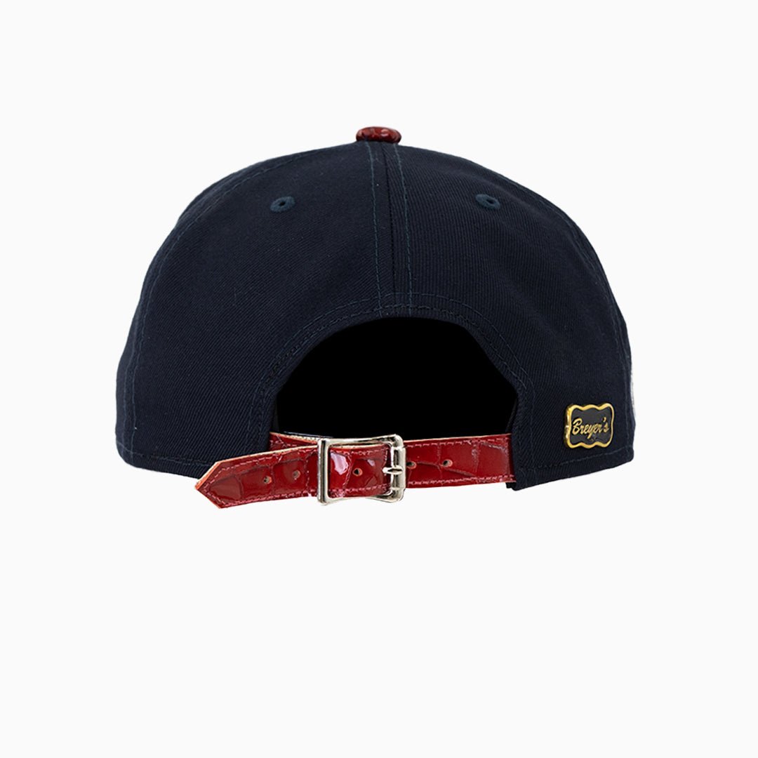 Breyer's Buck 50 Boston Red Sox MLB Baseball Cap with Genuine Leather Visor - Perfect for Baseball Games, Sports Events & Casual Wear