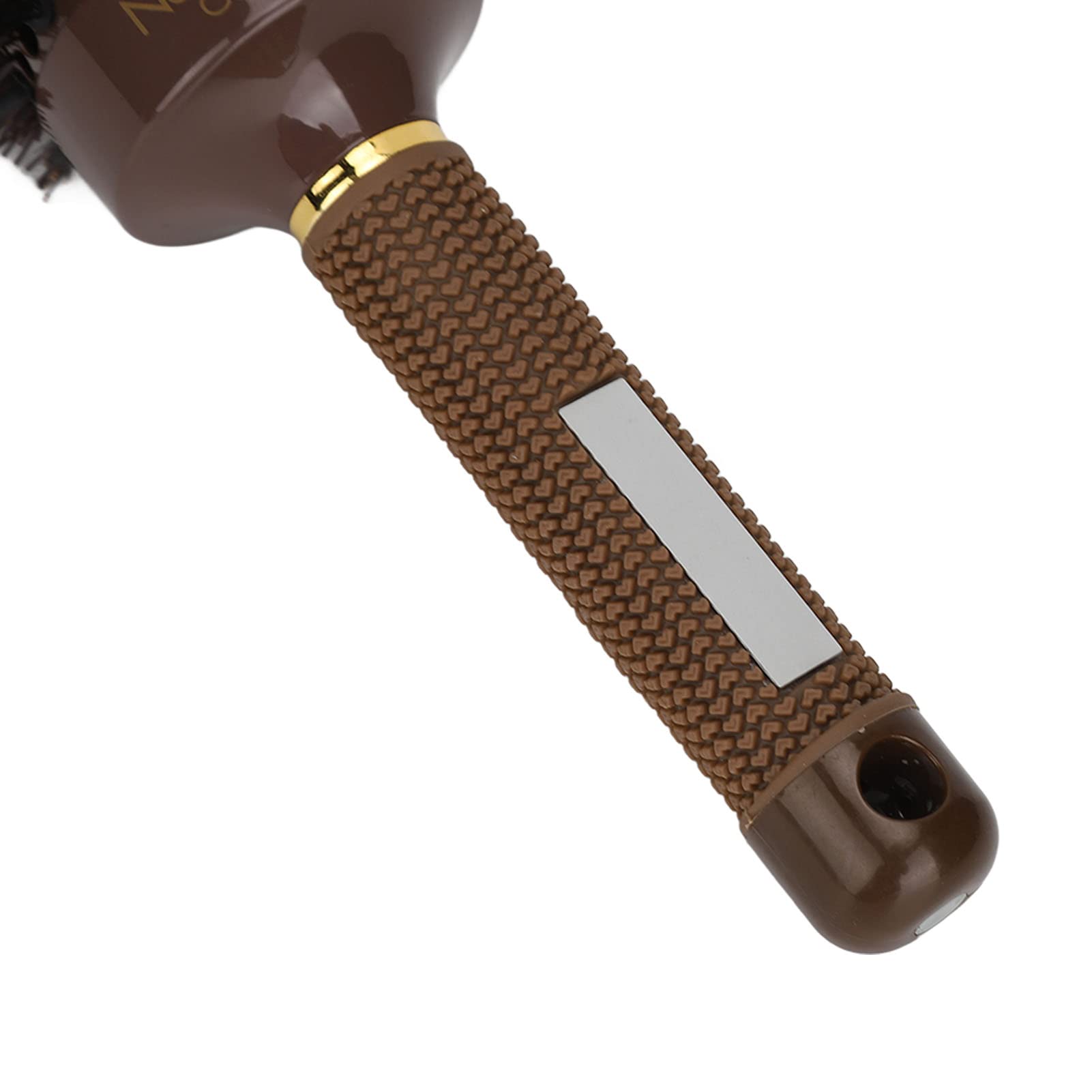 EXCLUZO Thermal Hair Brush with Aluminum Tube & Nylon Teeth - Round Roller Comb for Curly & Straight Hair - Perfect for Salon Styling & Home Use