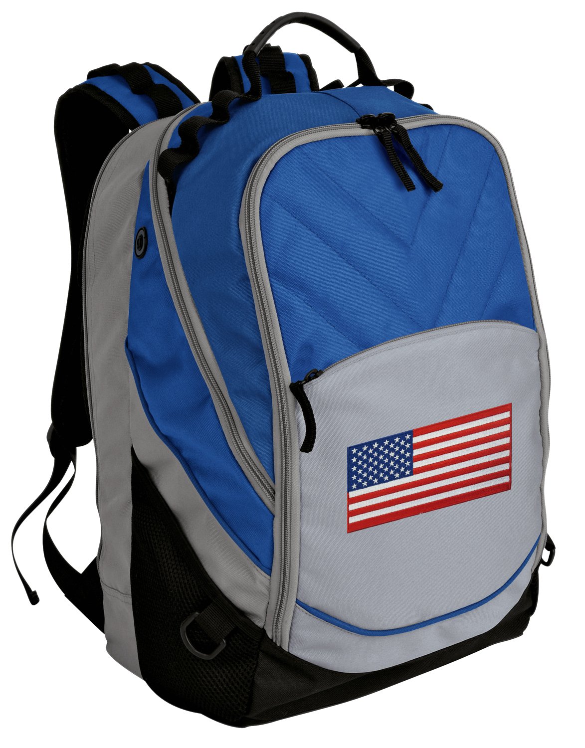 Patriotic American Flag Backpack - USA Flag Laptop Bag with Multiple Pockets & Durable Design | Perfect for School, Travel & Outdoor Adventures