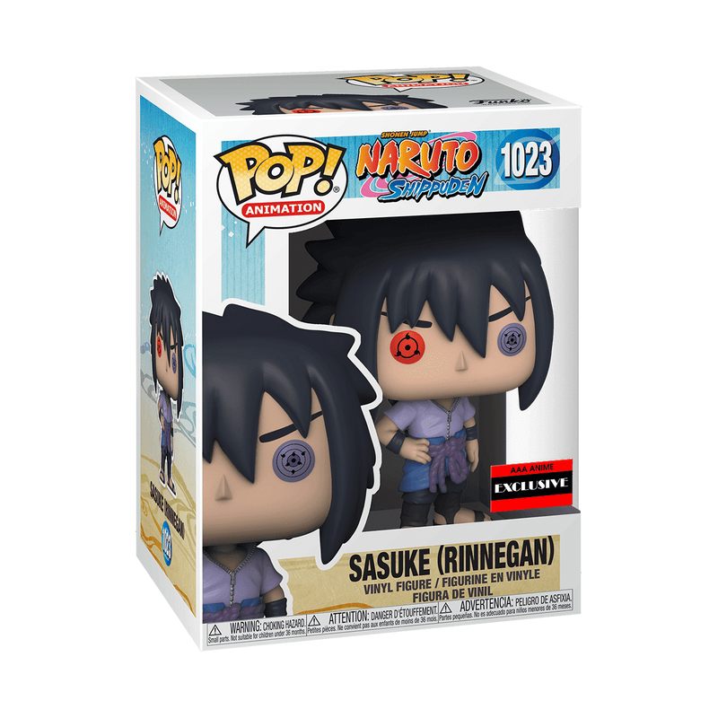 Funko Pop! Sasuke (Rinnegan) Naruto Shippuden Vinyl Figure - Anime Collectible for Fans, Perfect for Display & Gifts