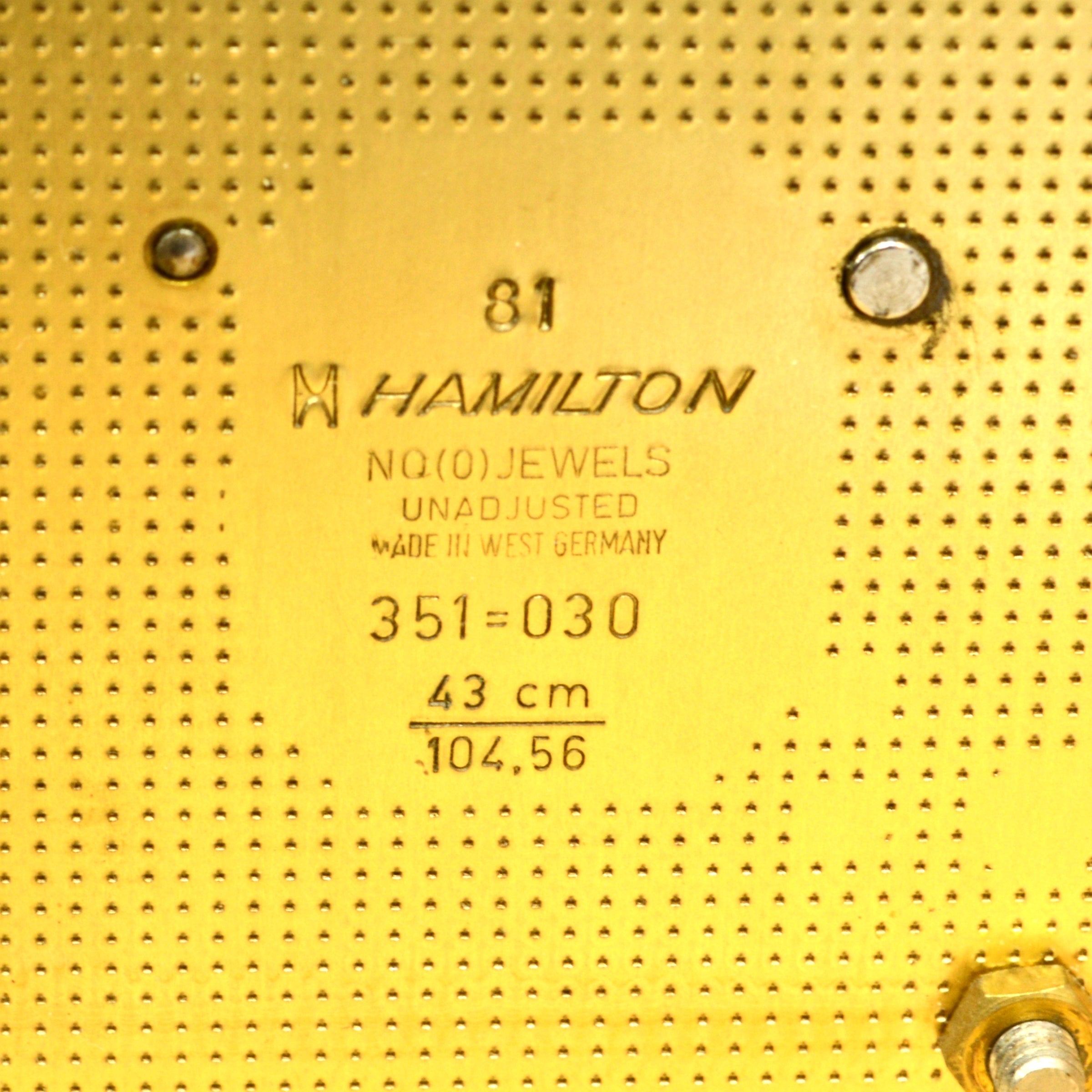 Lot of 3 Hamilton Clock Company Movements - Models 1050 020, 351 030 & 351 030 A | Vintage Clock Repair Parts for Antique Timepiece Restoration