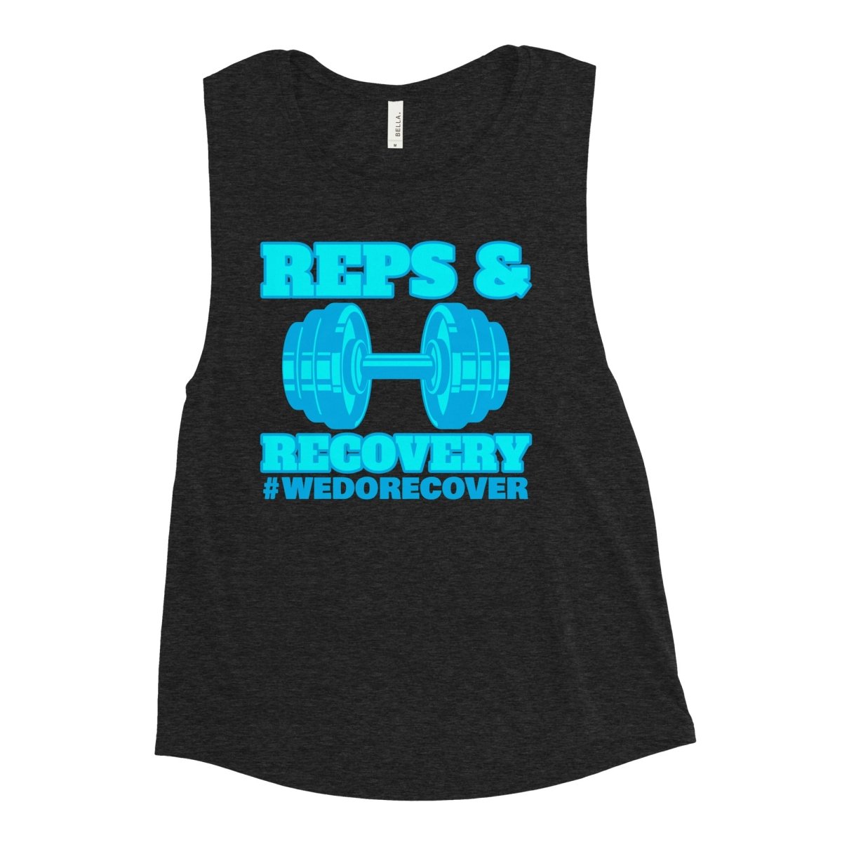 Reps & Recovery Women's Workout Tank Top - Gym & Yoga Muscle Tee for Fitness Training and Active Lifestyle | #WeDoRecover