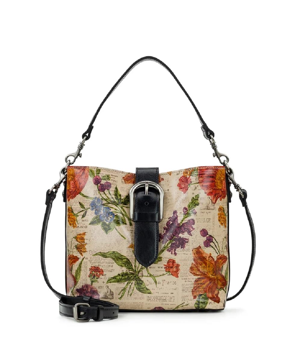 Patricia Nash Genuine Leather Irving Bucket Crossbody Purse for Women - Stylish Shoulder Bag for Everyday Use, Travel & Shopping
