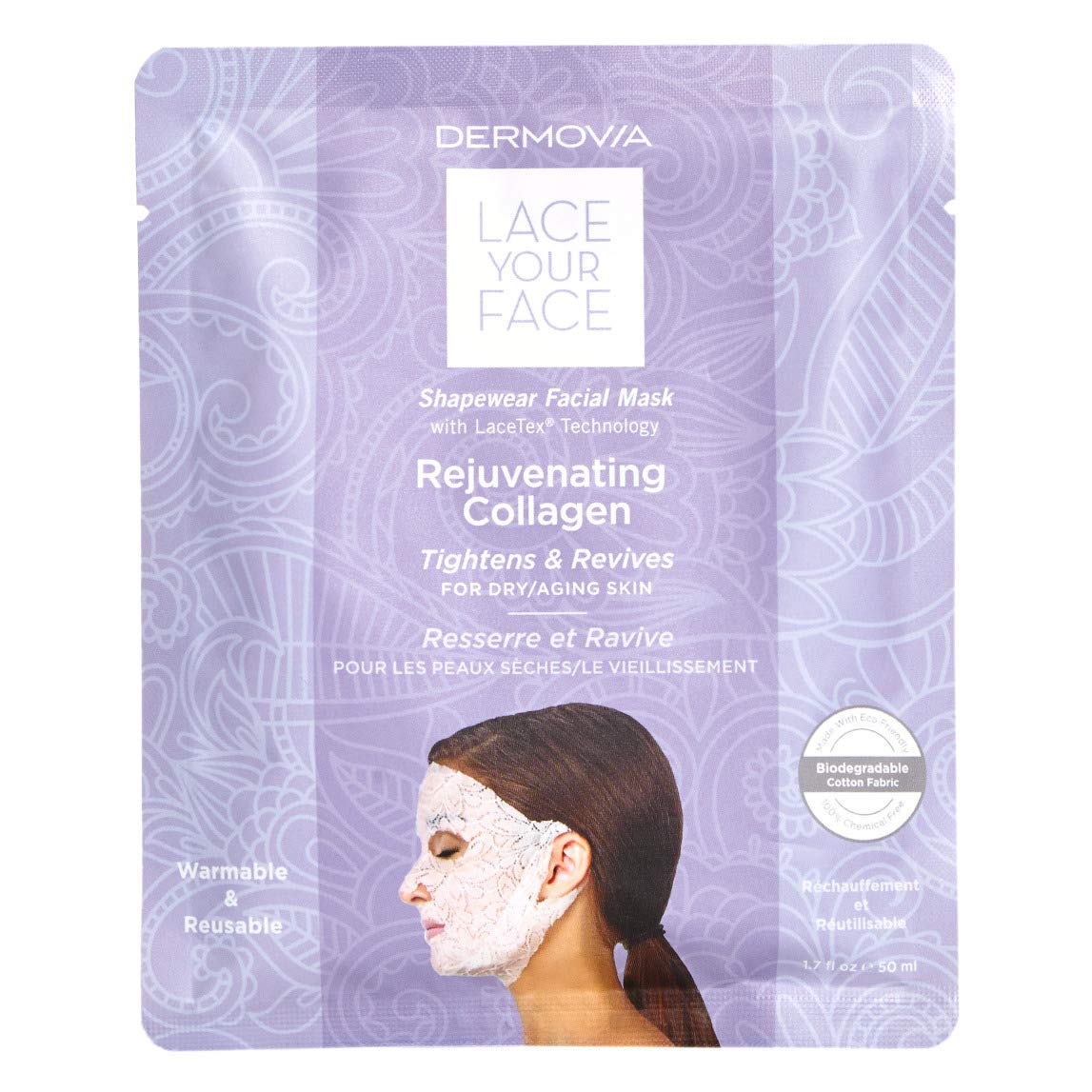 Patented Compression Facial Mask - Reusable & Biodegradable Cotton Anti-Aging Skincare | Collagen Boosting for Youthful Skin | As Seen on Shark Tank | Perfect for Spa Nights & Self-Care Routines