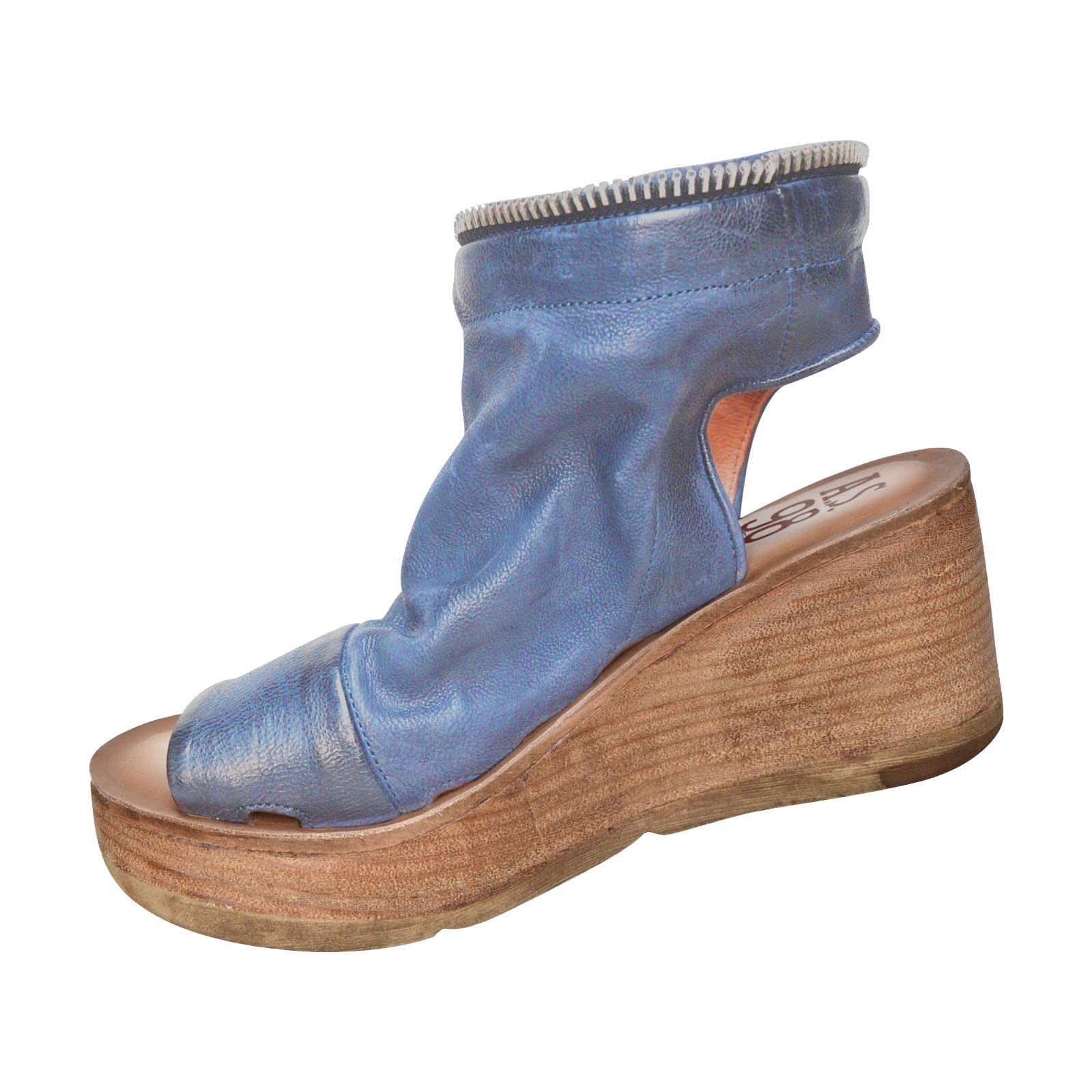 Women's Summer Fashion High-Top Wedge Sandals - Thick Sole Fish Mouth Roman Style Sandals for Comfort & Style | Perfect for Beach, Vacation & Casual Outings