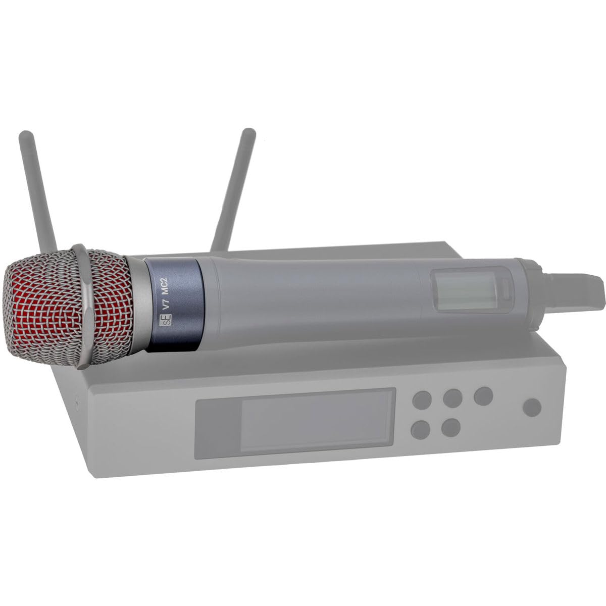 SE ELECTRONICS V7 Mic Capsule for Sennheiser Wireless Systems - Professional Blue Replacement Microphone Head - Perfect for Live Performances, Podcasting & Studio Recording