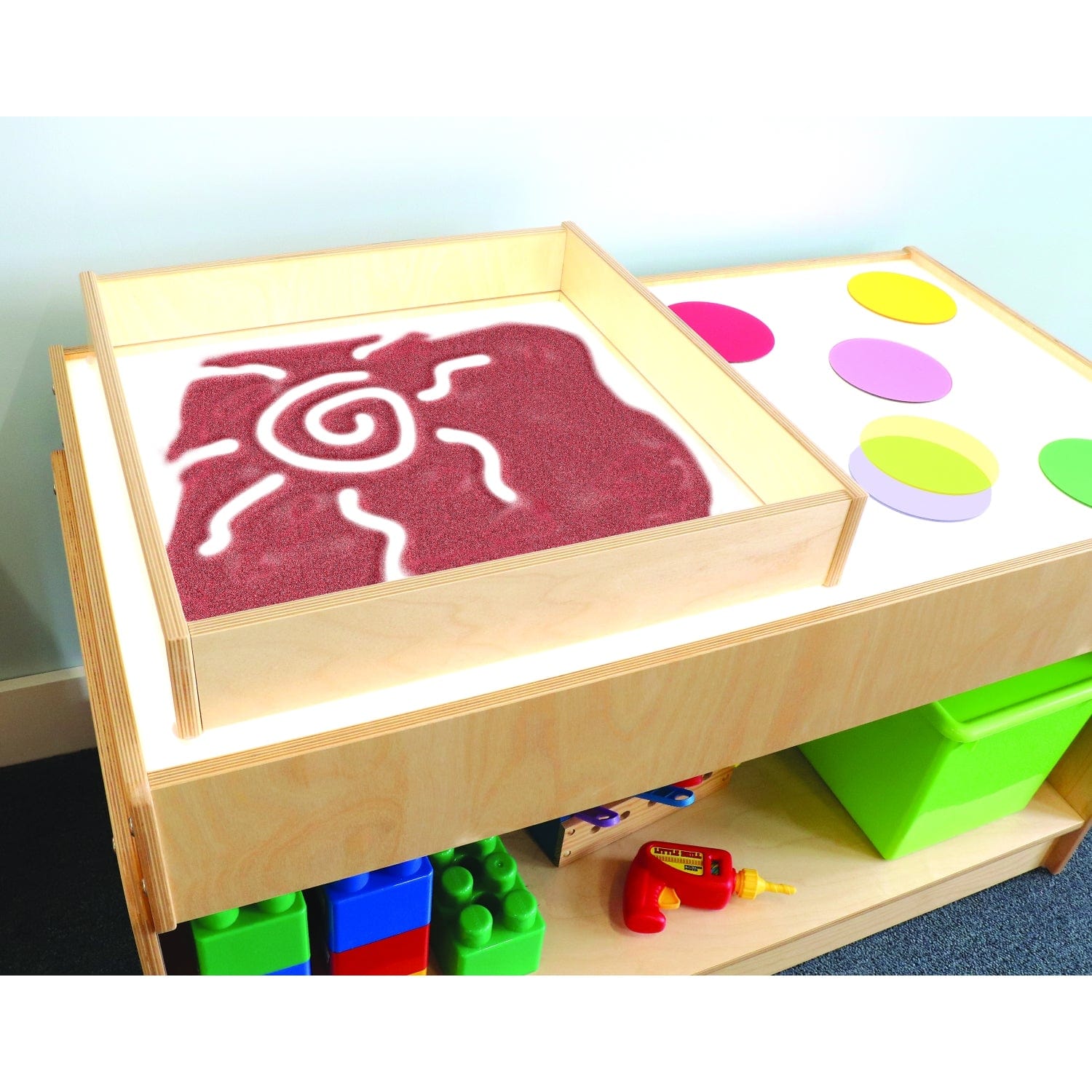 Premium LED Light Table Sand Box for Kids - Sensory Play, Tracing & Art Activities - Perfect for Home, Classroom & Therapy Use