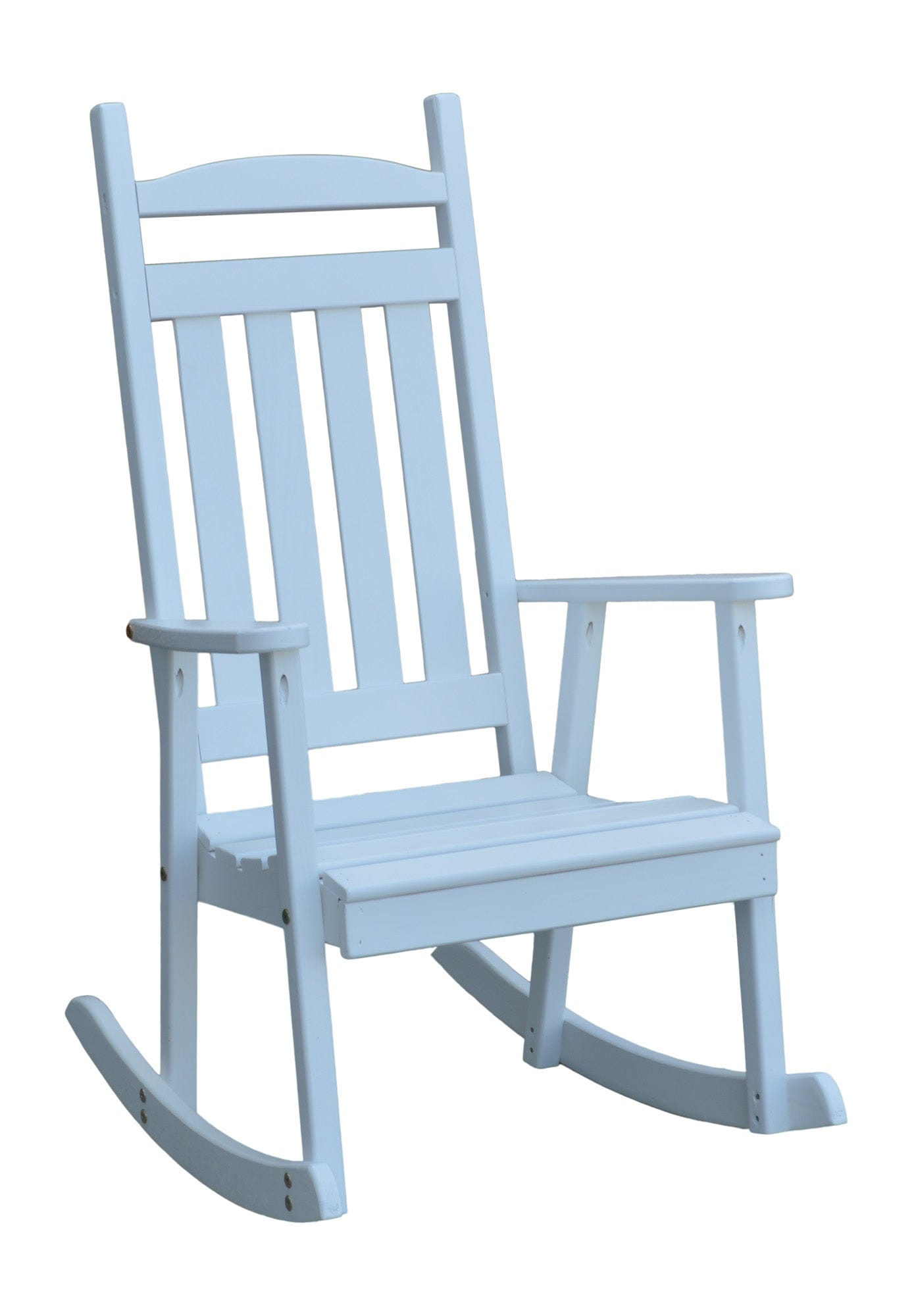 Keystone Amish Co. Classic Porch Rocker - Handcrafted Wooden Rocking Chair for Outdoor & Indoor Use - Perfect for Porch, Patio, Living Room & Nursery Relaxation