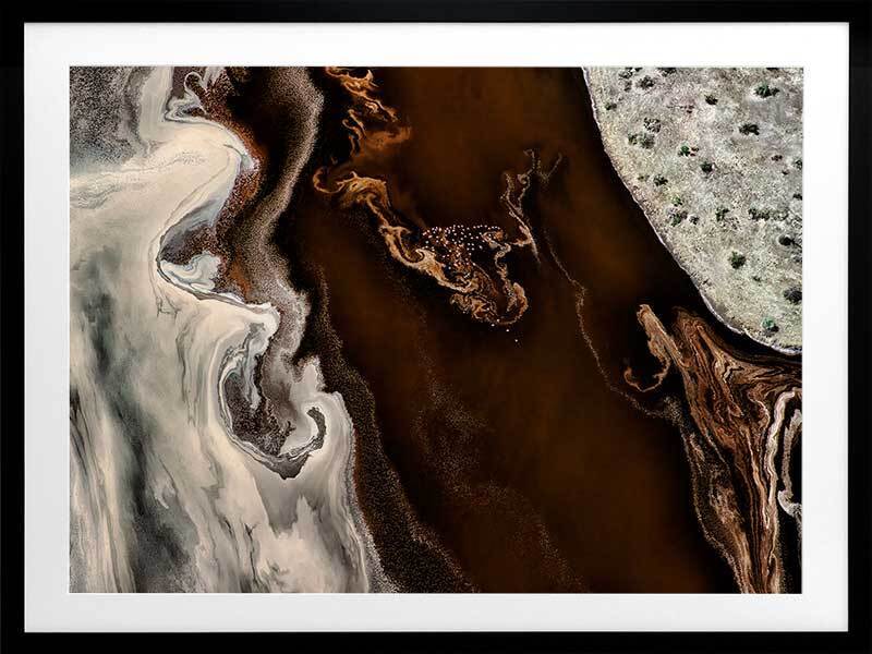 Bronze Vista Framed Art Print - Elegant Wall Decor for Living Room, Bedroom & Office - Perfect Home Decoration Gift