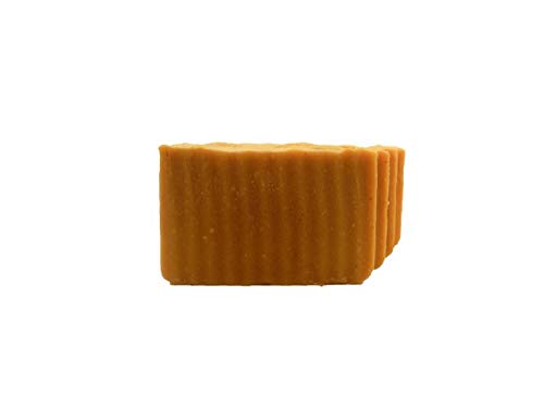 HONALMGMS Starr Goats Milk Bar Soap with Honey & Almond - 3 Pack | Natural Moisturizing Soap for Dry & Sensitive Skin | Perfect for Bath, Shower & Hand Washing