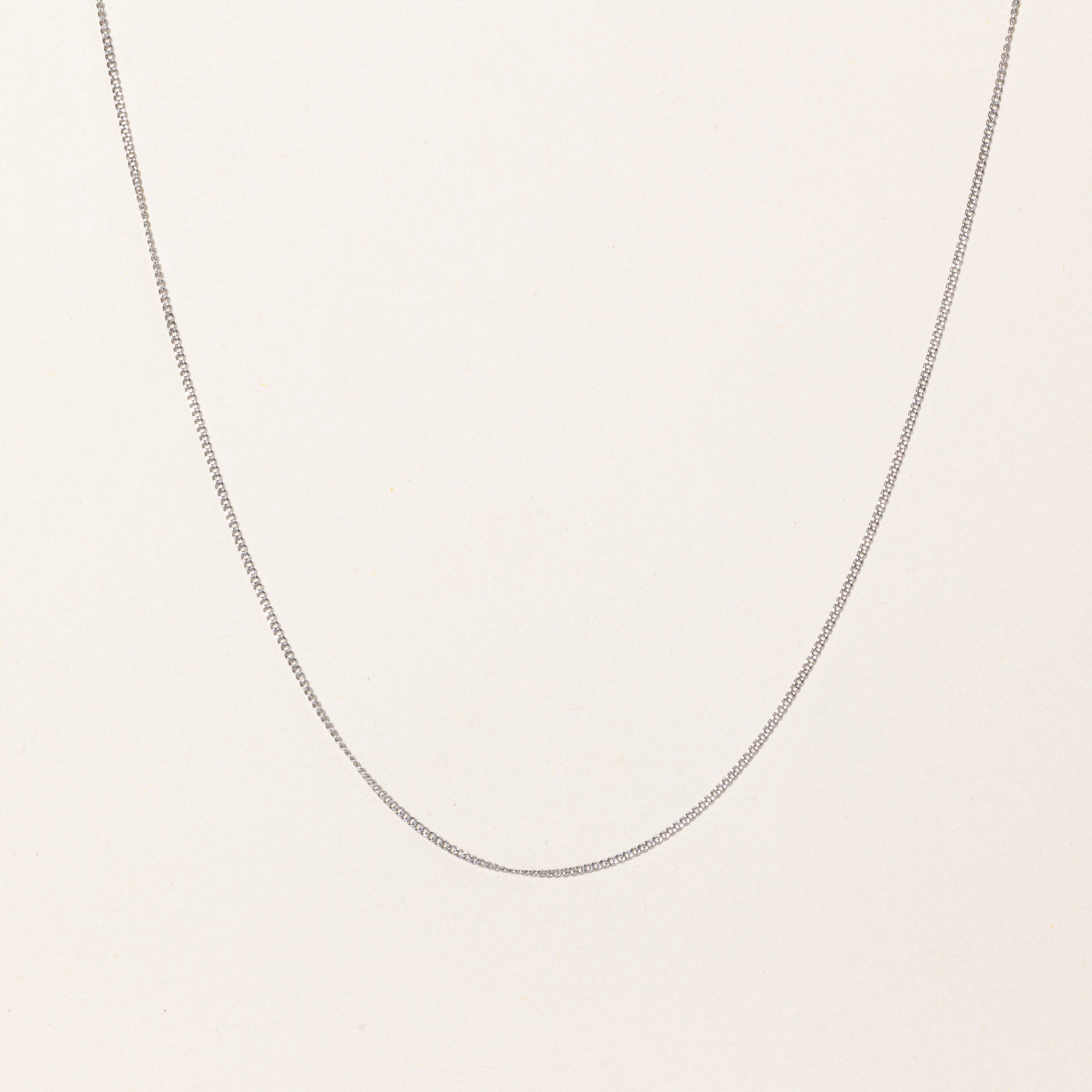 14K White Gold Adjustable Chain Necklace - 1.3mm Thin & Dainty, 16-18 Inch Length - Perfect for Layering, Gift Giving & Everyday Elegance
