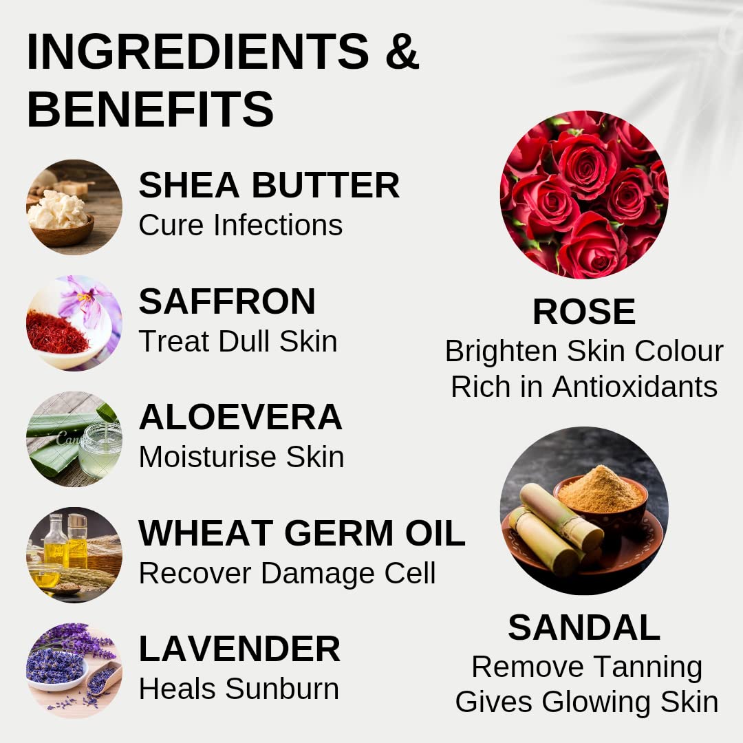 Be Pure Naturals Sandalwood & Lavender Body Lotion - Ultra Light Moisturizer for Smooth, Acne-Free Skin - 200ml Hydrating Lotion for Daily Use, Dry Skin Relief & Relaxation Therapy