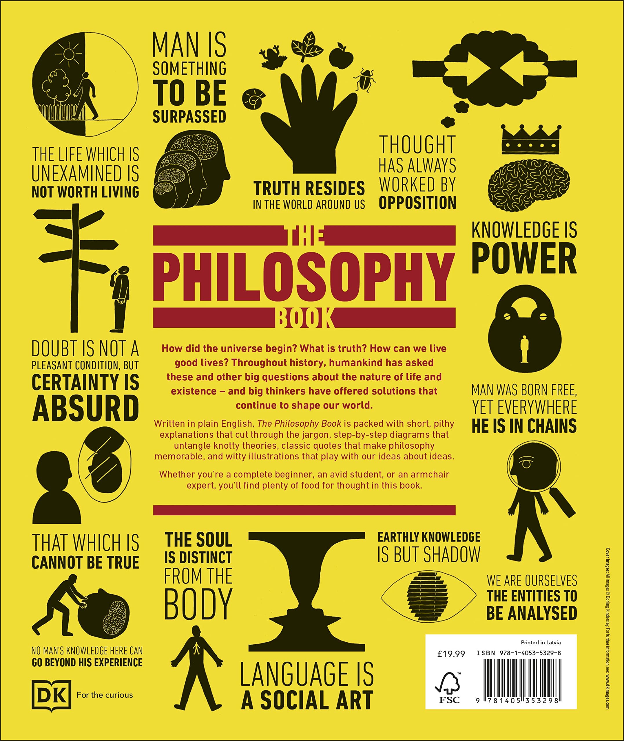 The Philosophy Book: Big Ideas Simply Explained - Explore History's Greatest Thinkers & Concepts | Perfect for Students, Educators & Philosophy Enthusiasts