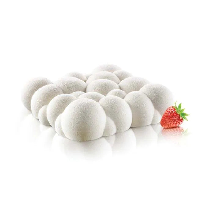 Non-Stick Silicone Baking Mold - Cloud White, Perfect for Cupcakes, Muffins, and Cake Pops | Oven & Freezer Safe Baking Tool for Home Bakers