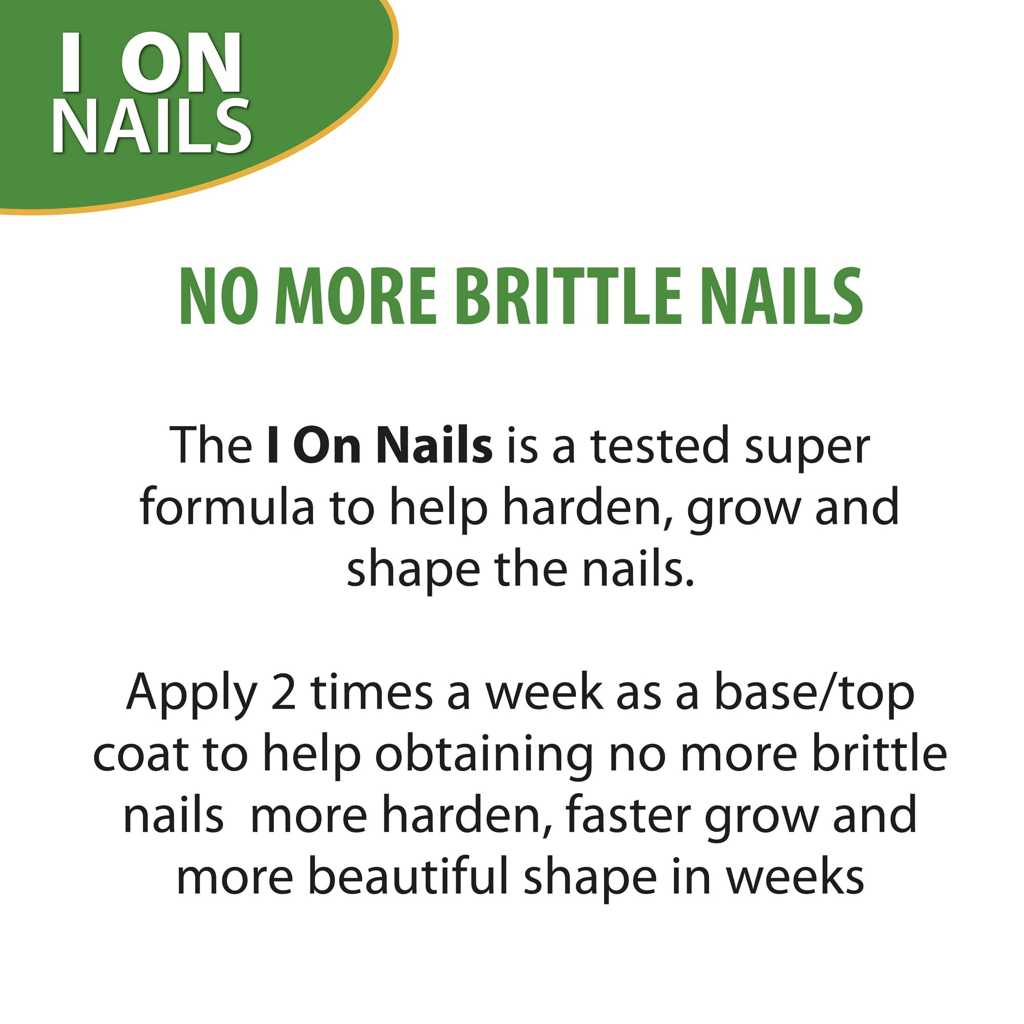 ION Nails Hardener with Calcium & Biotin - Strengthens & Lengthens Nails, Prevents Brittleness - Clear Base Coat for Healthy Nail Care - Perfect for Manicures, Nail Salons & At-Home Nail Treatments