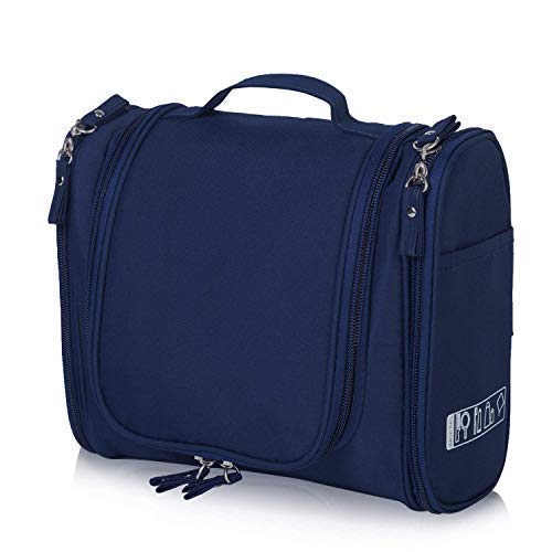 Waterproof Travel Toiletry Bag for Women & Men - Makeup & Shaving Organizer for Vacations & Business Trips