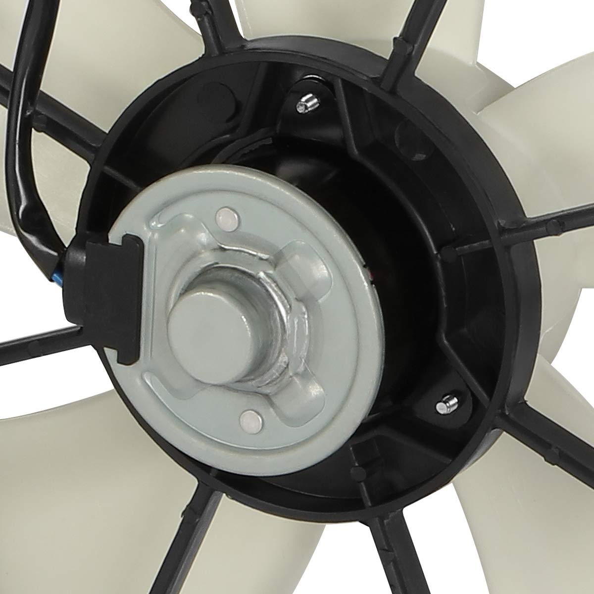 DNA MOTORING OEM-RF-0263 High Performance Radiator Cooling Fan Assembly - Direct Fit Replacement for 2002-2006 Toyota Camry 2.4L - Improved Cooling Efficiency - Black - Perfect for Engine Overheating Prevention & Summer Driving