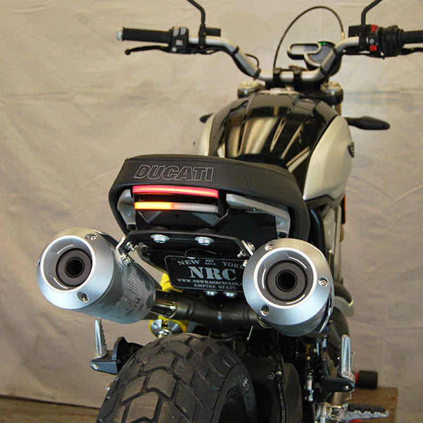 Ducati Scrambler 1100 Fender Eliminator Kit for 2018-2023 Models | Rear Fender Delete & License Plate Relocator | Motorcycle Customization & Street Legal Upgrade