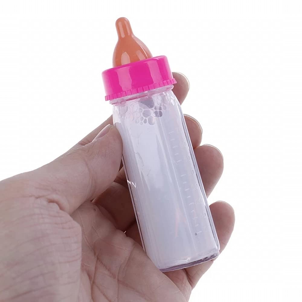 ZQION Magic Bottle Toy Set - 2 Disappearing Milk & Juice Bottles for Magic Tricks, Illusions & Gimmicks - Perfect for Stage Performances, Parties & Kids Magic Shows