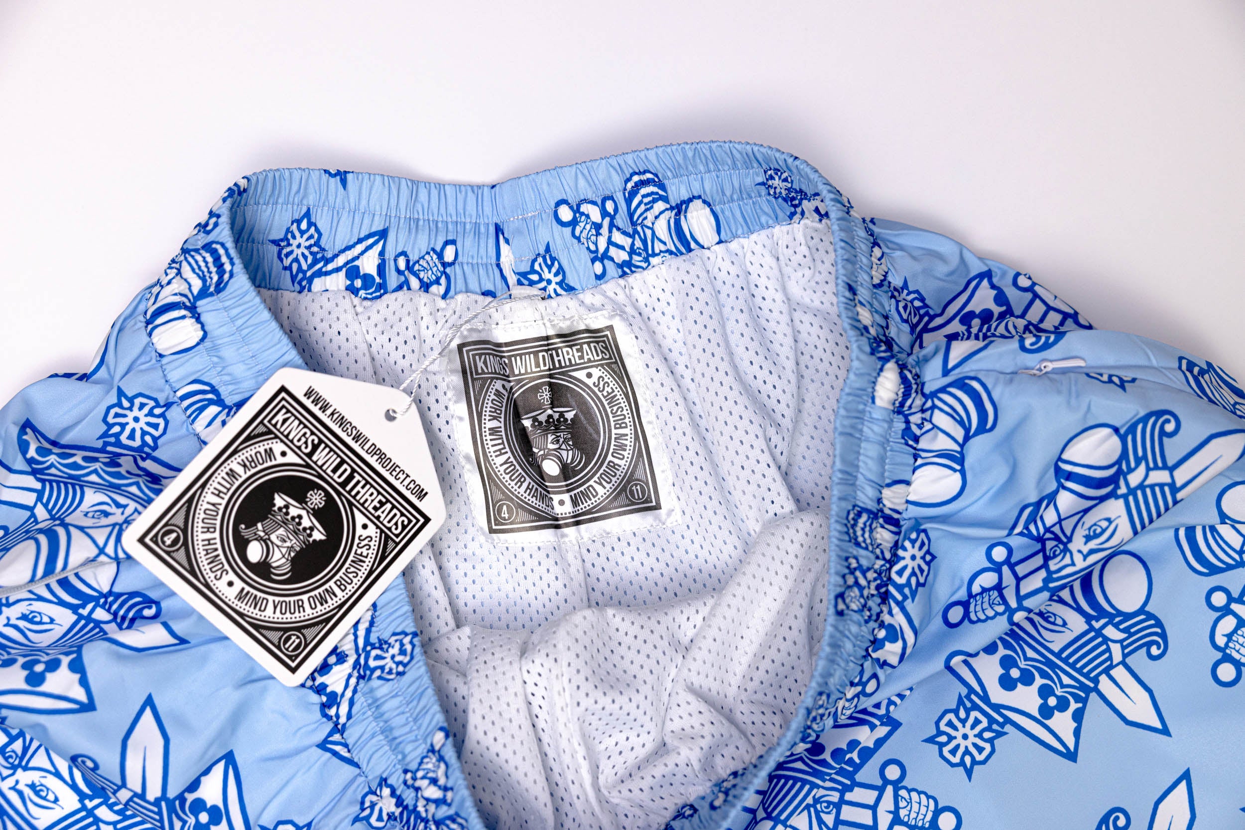 **Premium KW Thread Trunks for Men - Soft Blue King Size - Comfortable Underwear for Everyday Wear & Active Lifestyles**