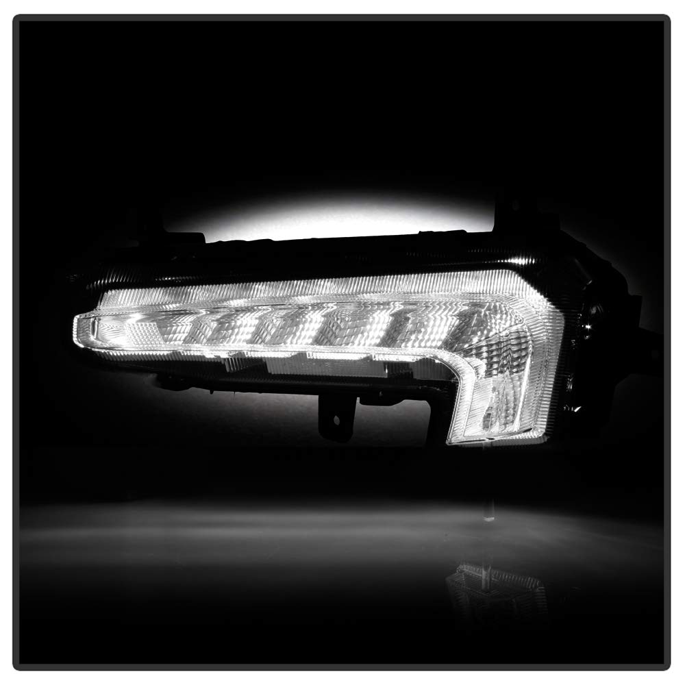 ACANII LED DRL Daytime Running Lights Replacement Set for 2016-2018 Chevy Malibu - Left & Right Front Bumper Lights | Enhanced Visibility & Style for Day & Night Driving