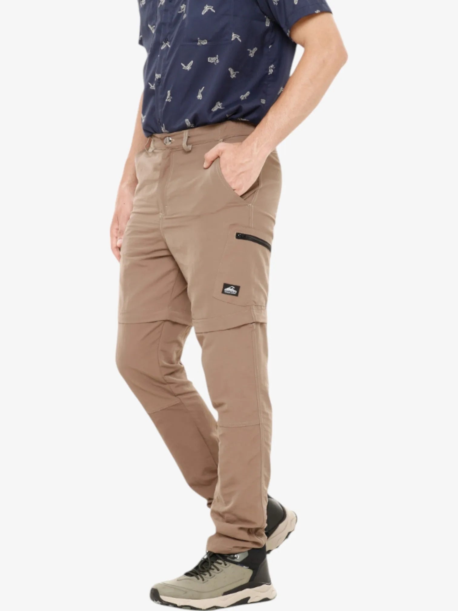 Sherpa Mountain Trekking Pants with Detachable Zipper - Durable & Comfortable Hiking Pants for Outdoor Adventures, Camping, and Travel