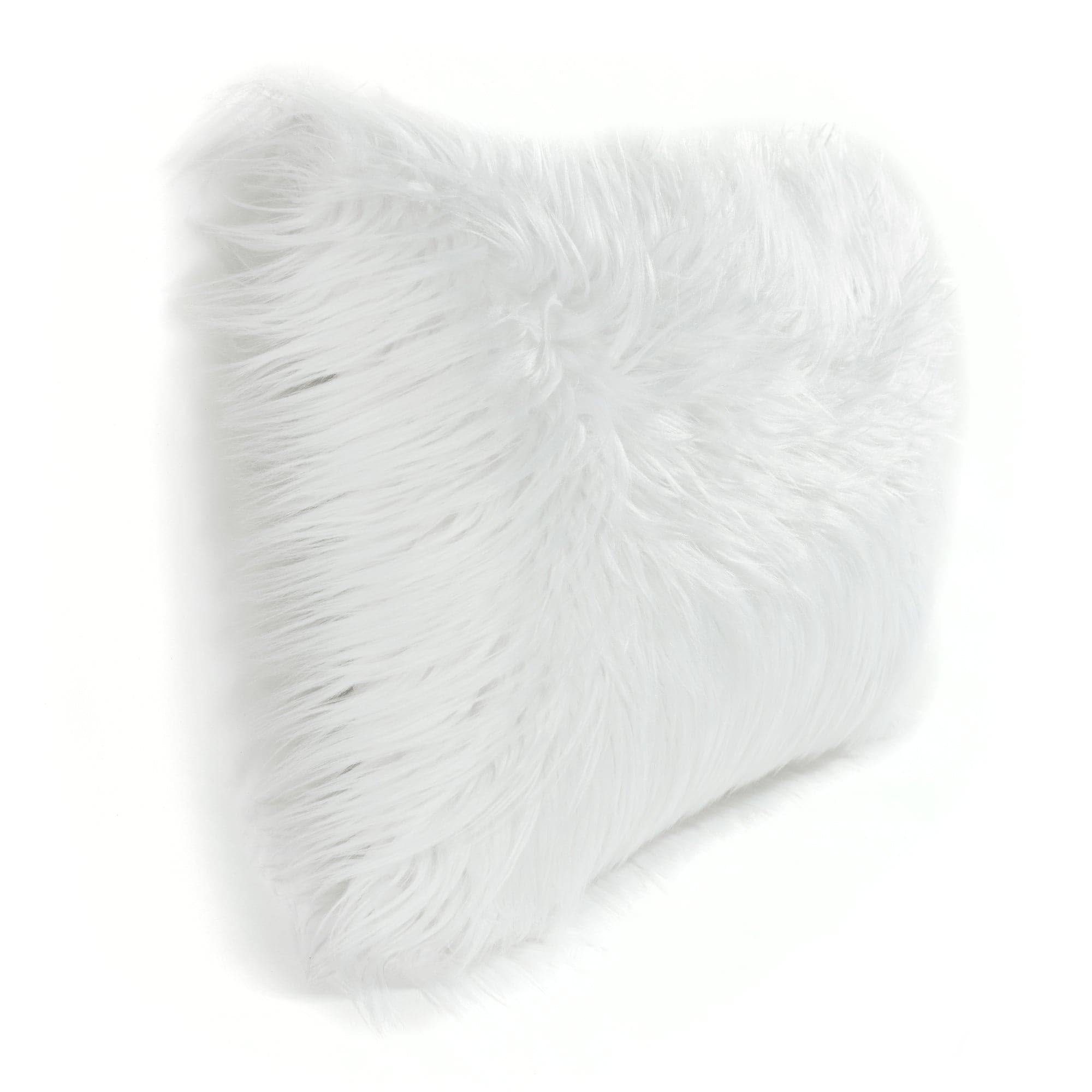 Soft Mongolian Luca Faux Fur Pillow Cover - Luxury Decorative Throw Pillow Case for Sofa, Bed, Couch - Cozy Home Decor for Living Room & Bedroom