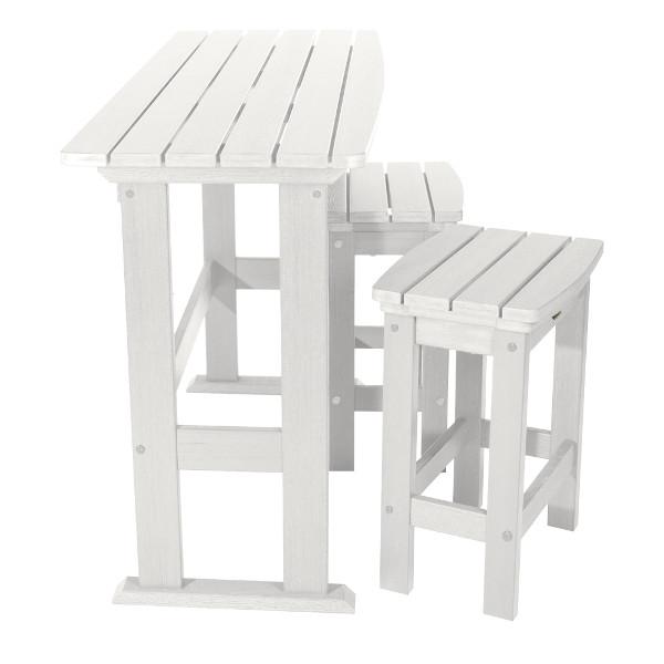 Lehigh 3-Piece Counter Height Balcony Set - Outdoor Patio Furniture for Small Spaces, Bistro Dining, and Apartment Living